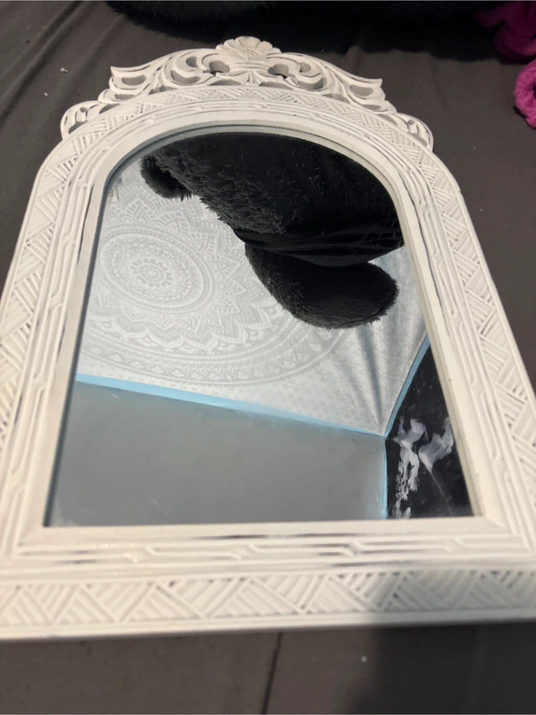 White Decorative Wall Mirror