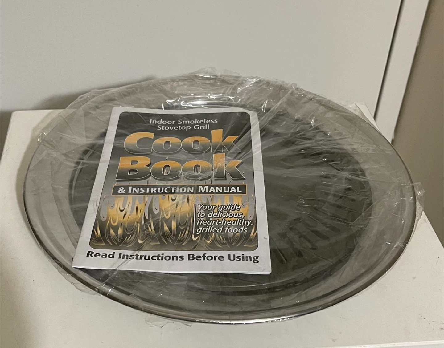 🌱 Brand New Indoor Smokeless Stovetop Grill with Cookbook