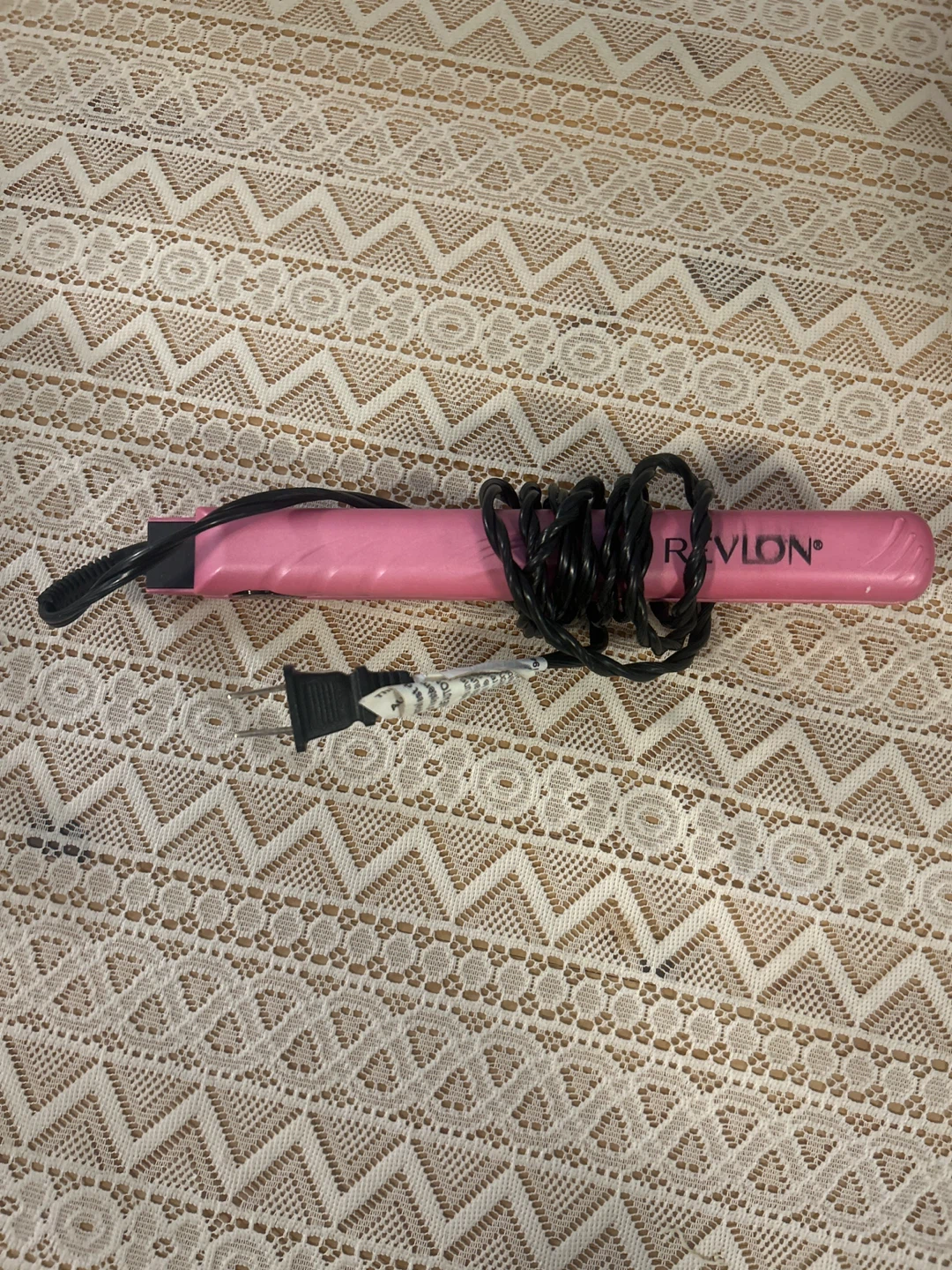 Revlon Pink Flat Iron Hair Straightener
