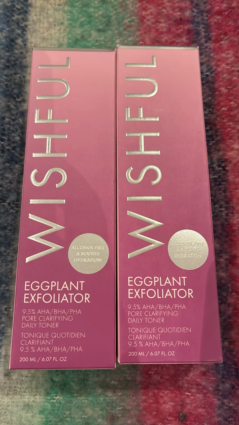 Wishful Eggplant Exfoliator Daily Toner 200ml (2 Pack)
