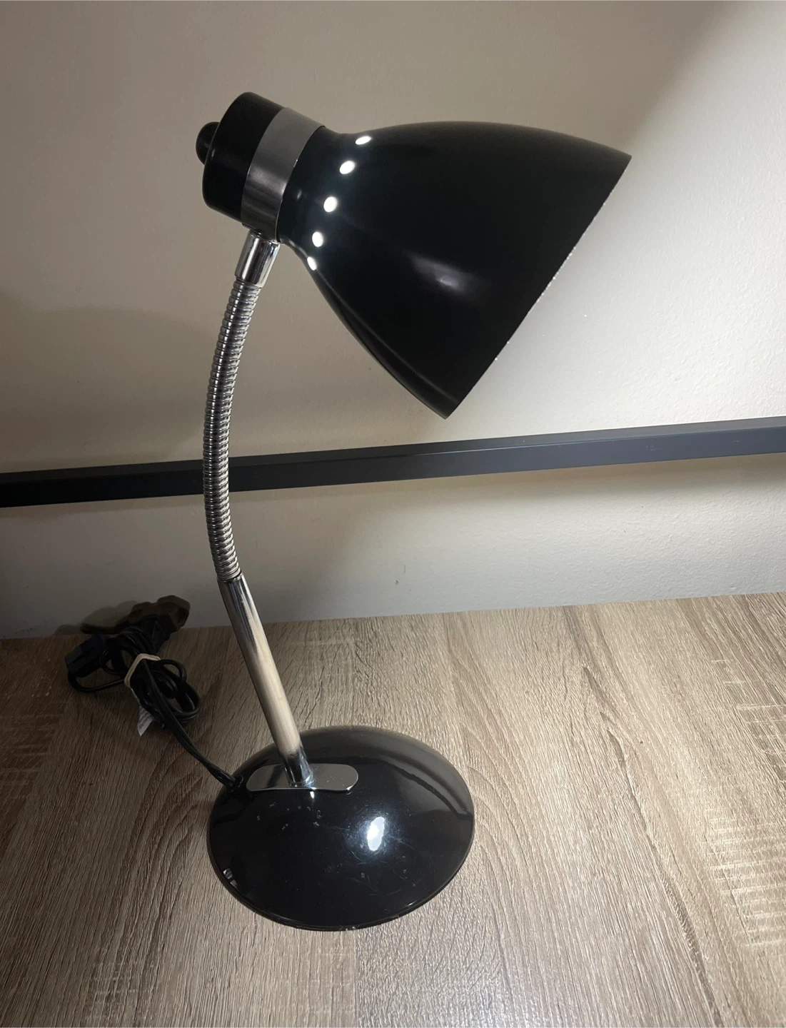 🌱 Black Gooseneck Desk Lamp