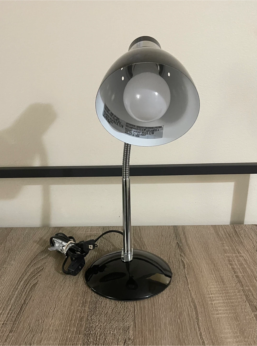 🌱 Black Gooseneck Desk Lamp - photo 2