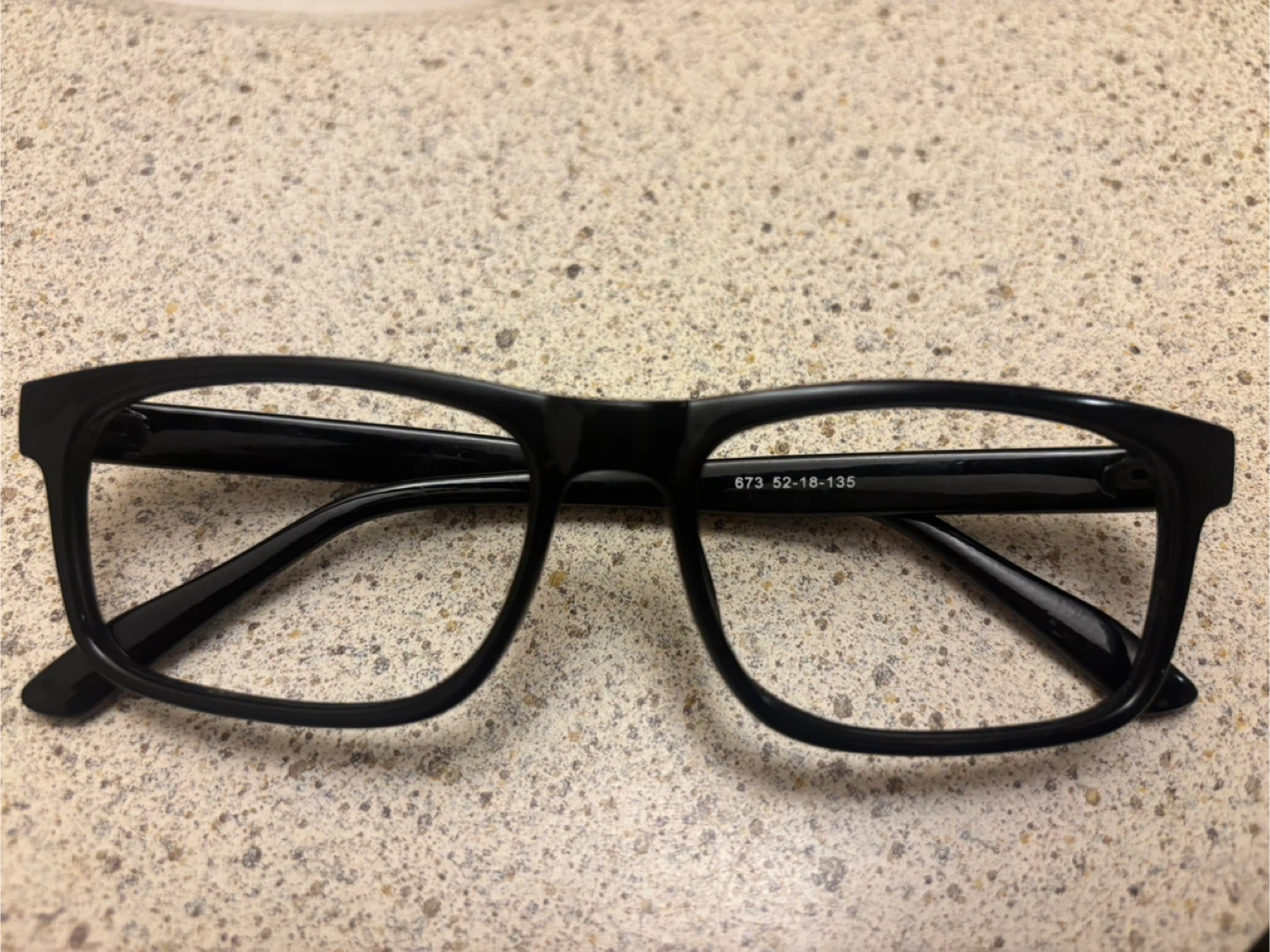 Black Eyeglasse Frame