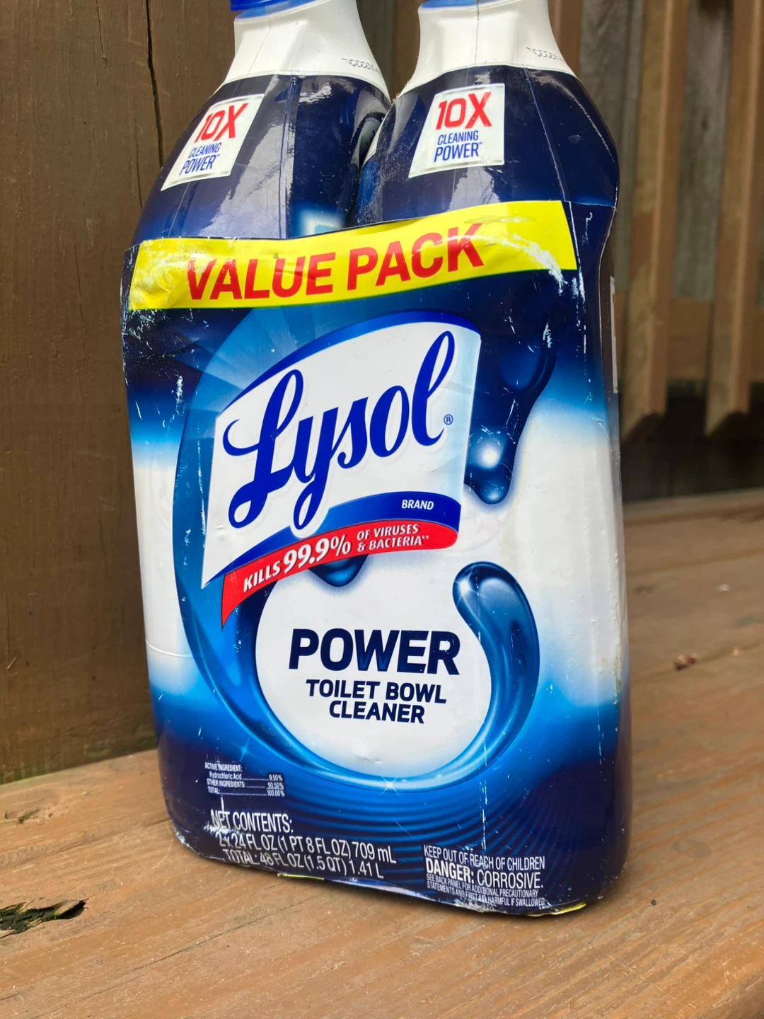 Lysol Power Toilet Bowl Cleaner 2 -Pack - Brand New - photo 2