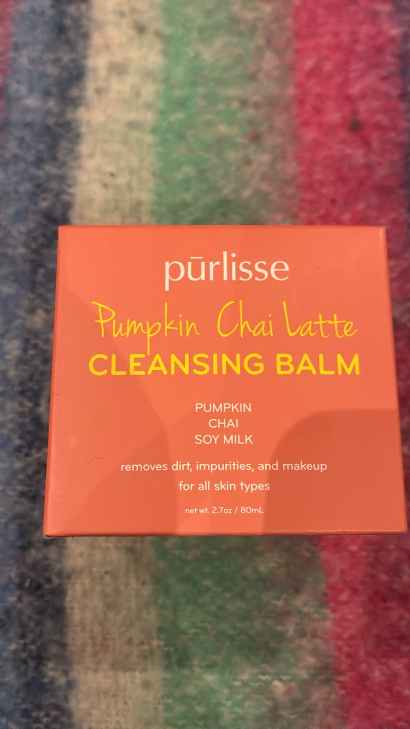 Purlisse Pumpkin Chai Latte Cleansing Balm - 2.7oz / 80mL