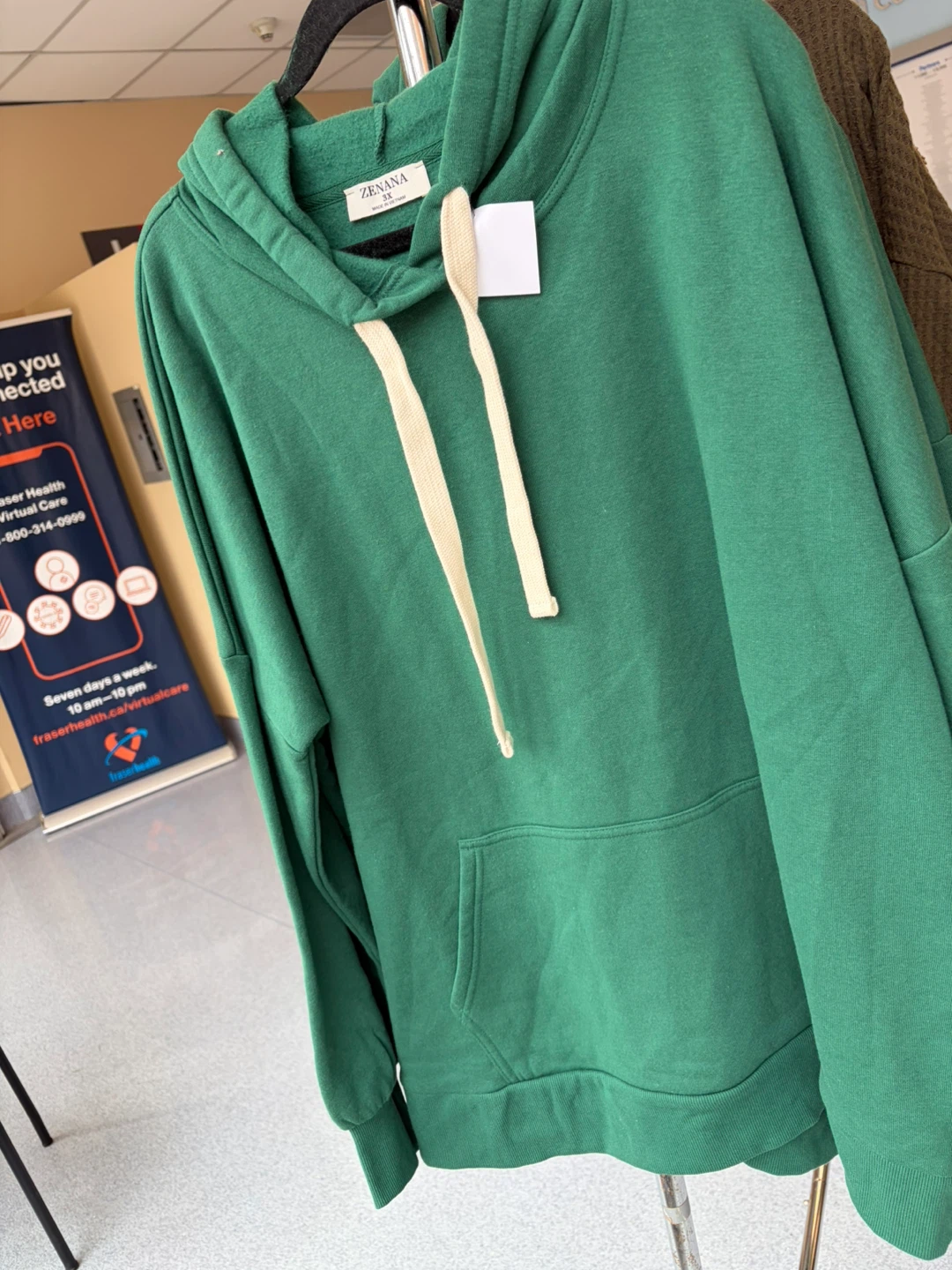 ZENANA Green Hoodie