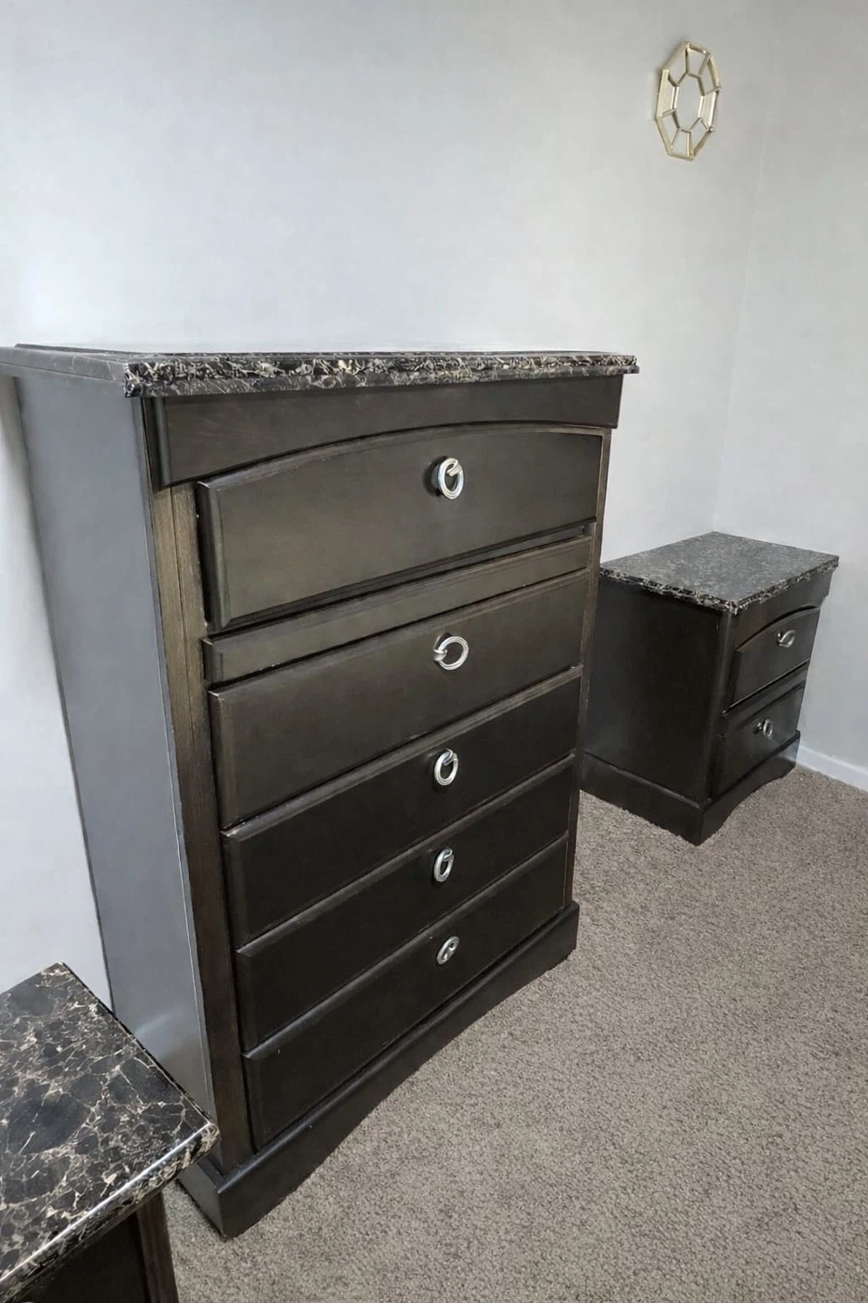 Moving sale king Bed, Dresser, Chest of drawer , Nightstand - photo 4