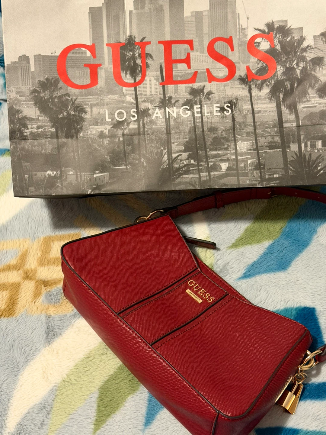 GUESS Red Handbag - photo 2