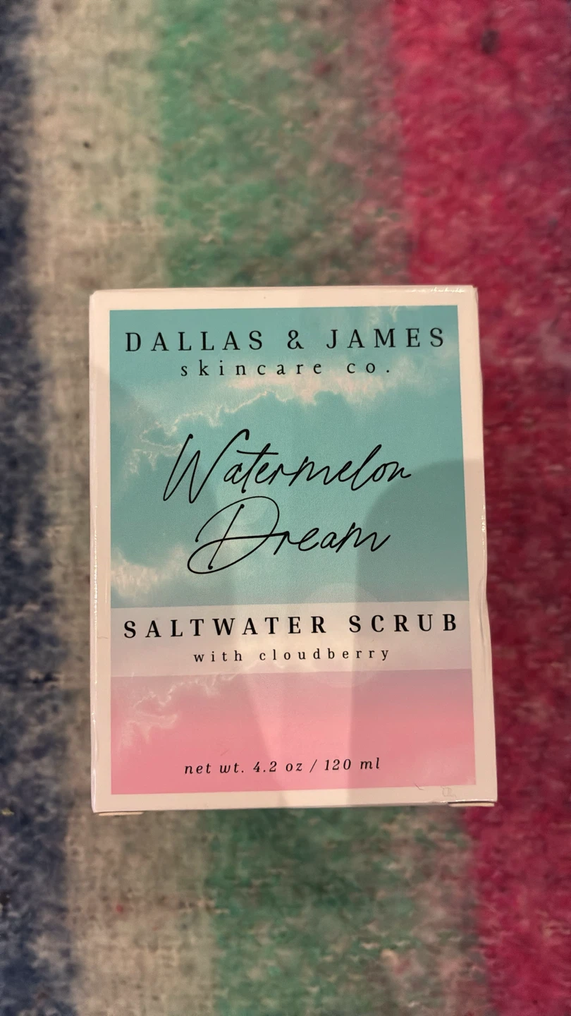 Dallas & James Watermelon Dream Saltwater Scrub with Cloudberry