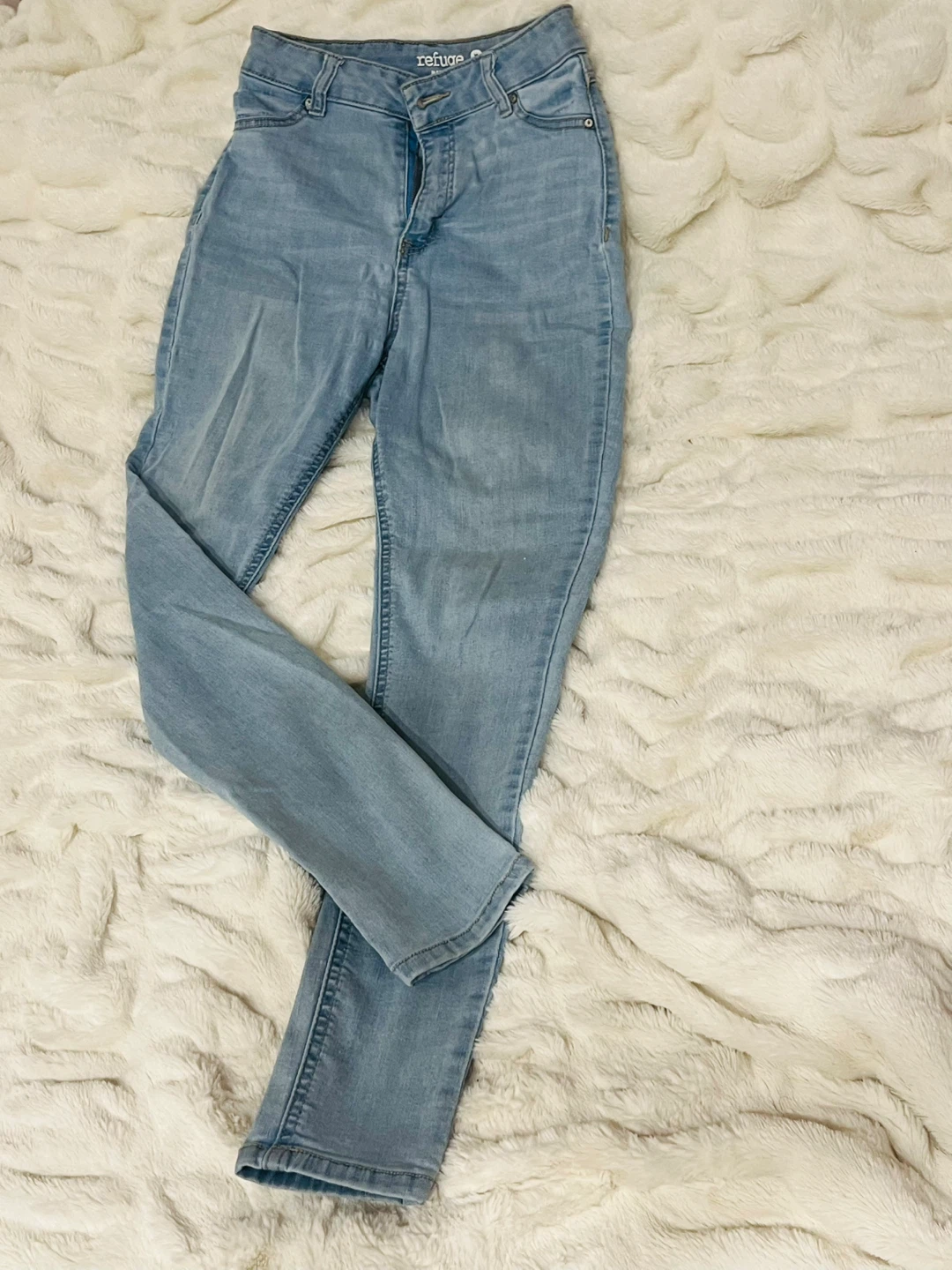 Refuge High Rise Jegging Jeans - Light Wash