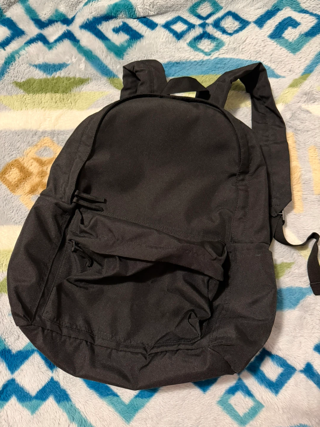 MUJI Less Tiring Water Repellent Backpack - Black - photo 2