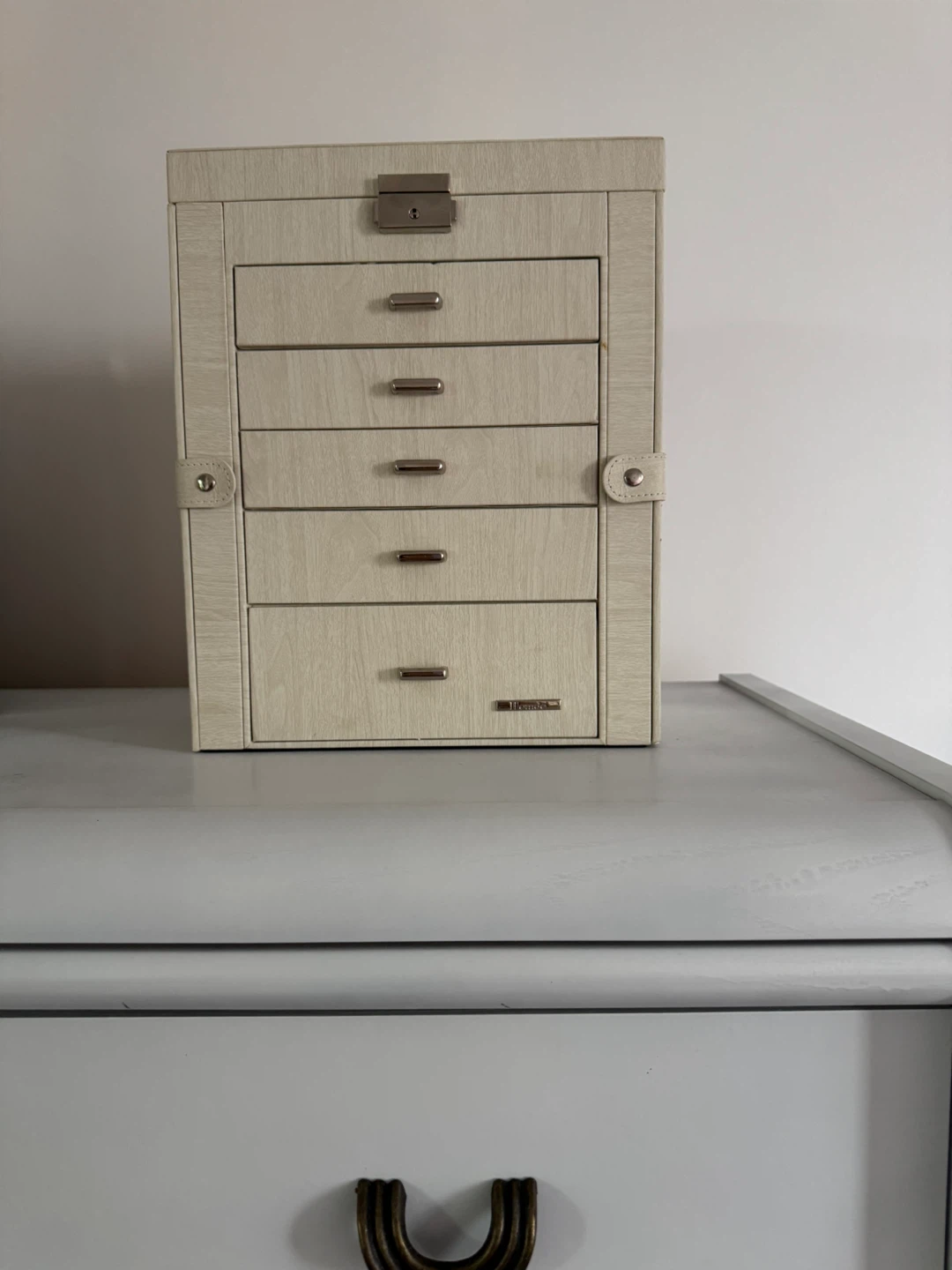 Jewelry Box with Mirror and 5 Drawers - photo 2