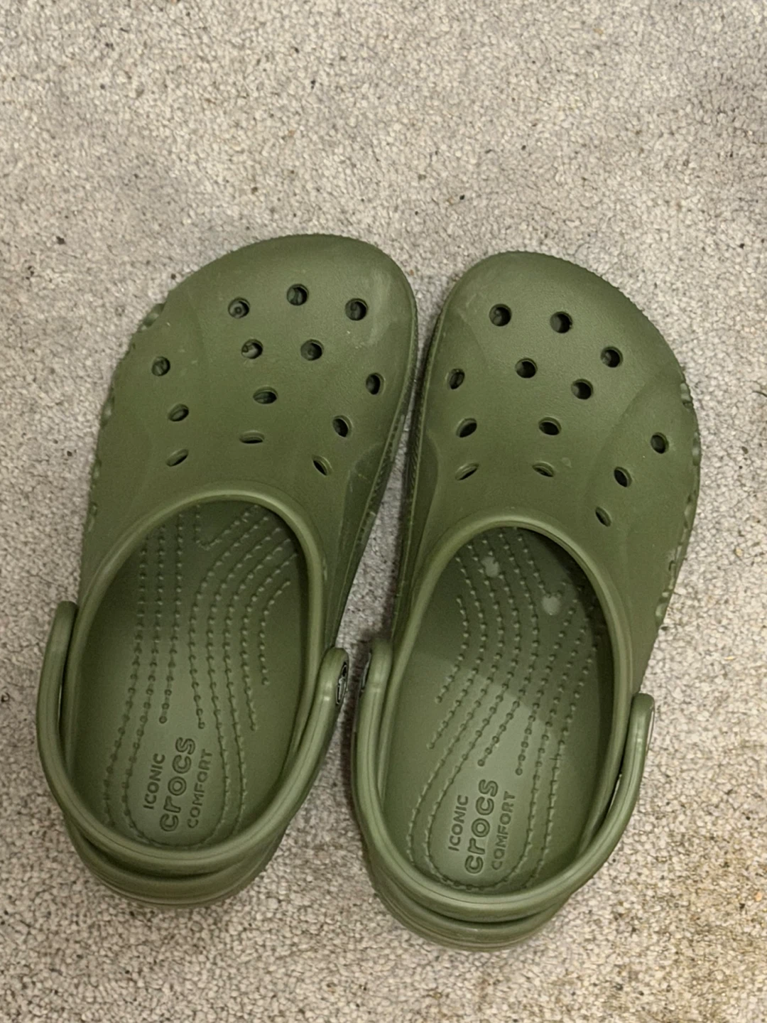 Crocs Classic Clog Size J4 Green