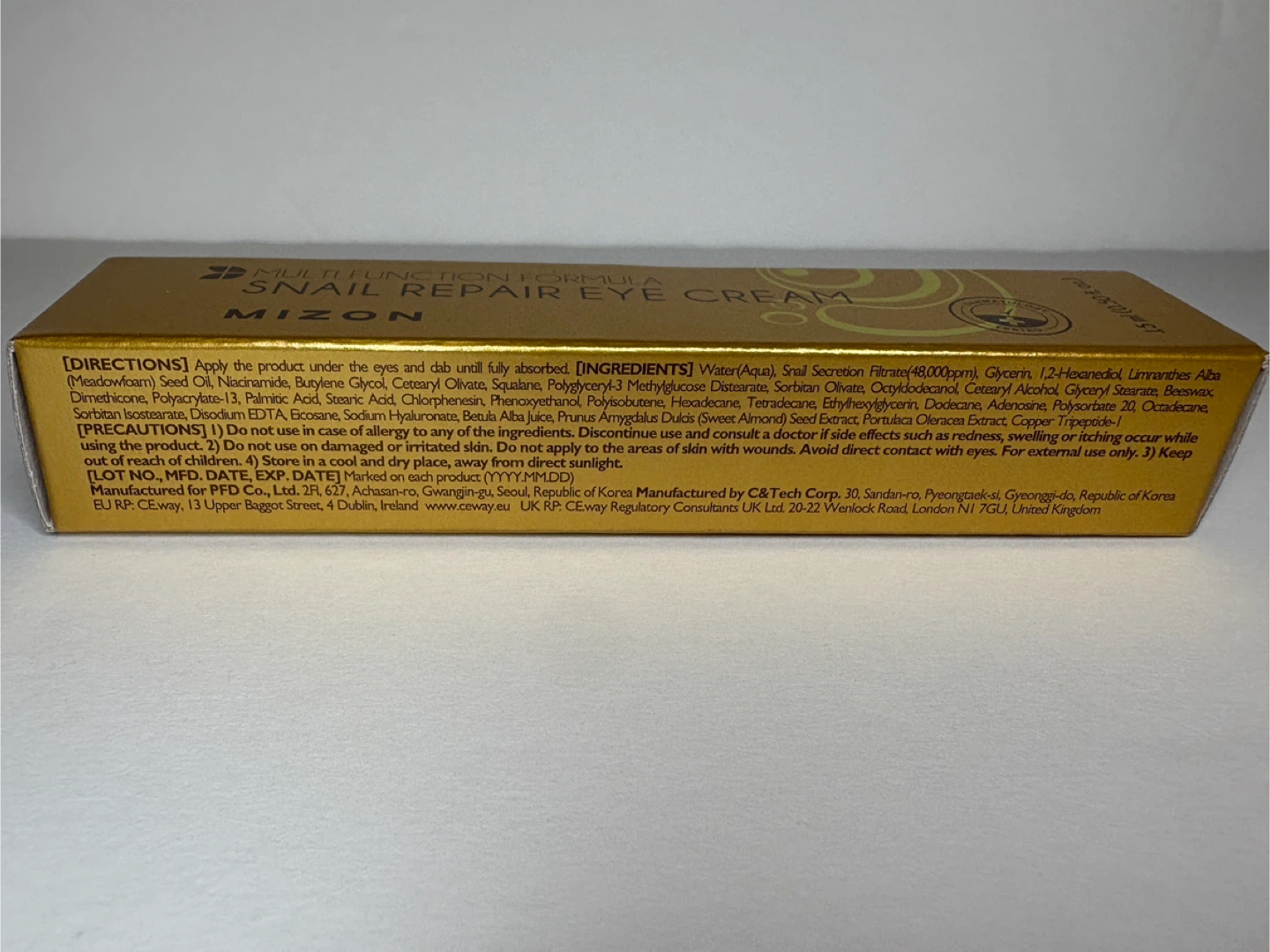 MIZON Snail Repair Eye Cream - Korean Beauty Skincare - photo 2