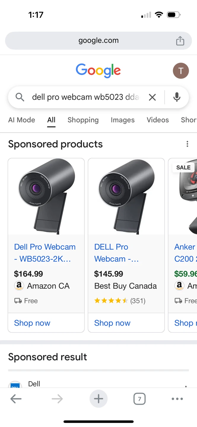 Dell Pro Webcam WB5023 - 2K QHD - photo 5
