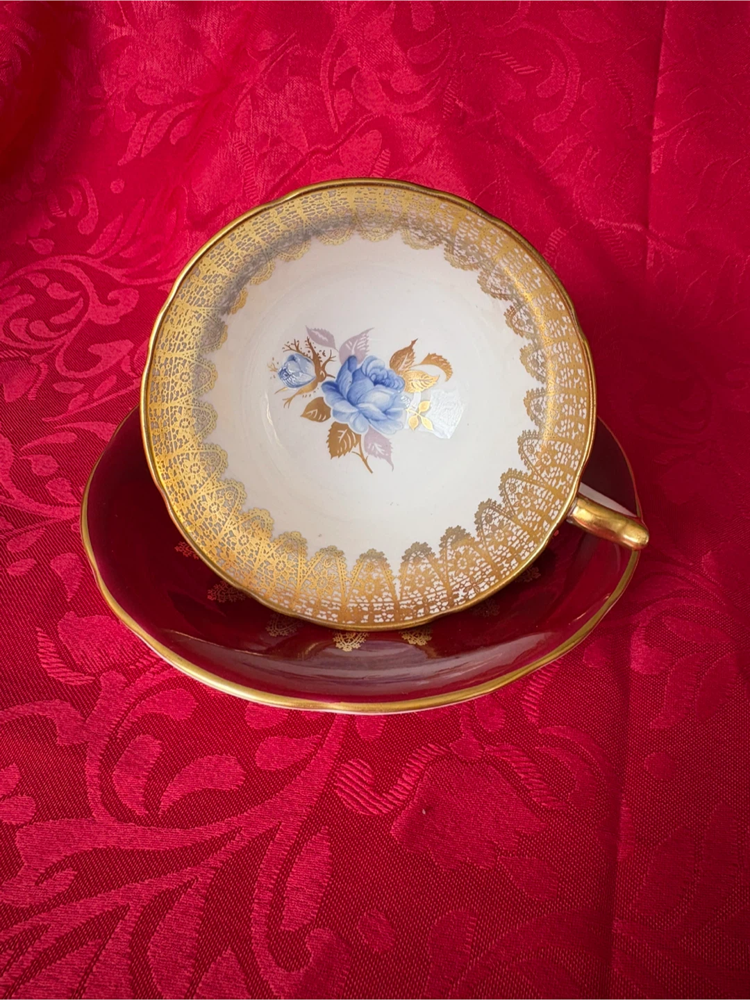 Aynsley Bone China Teacup and Saucer