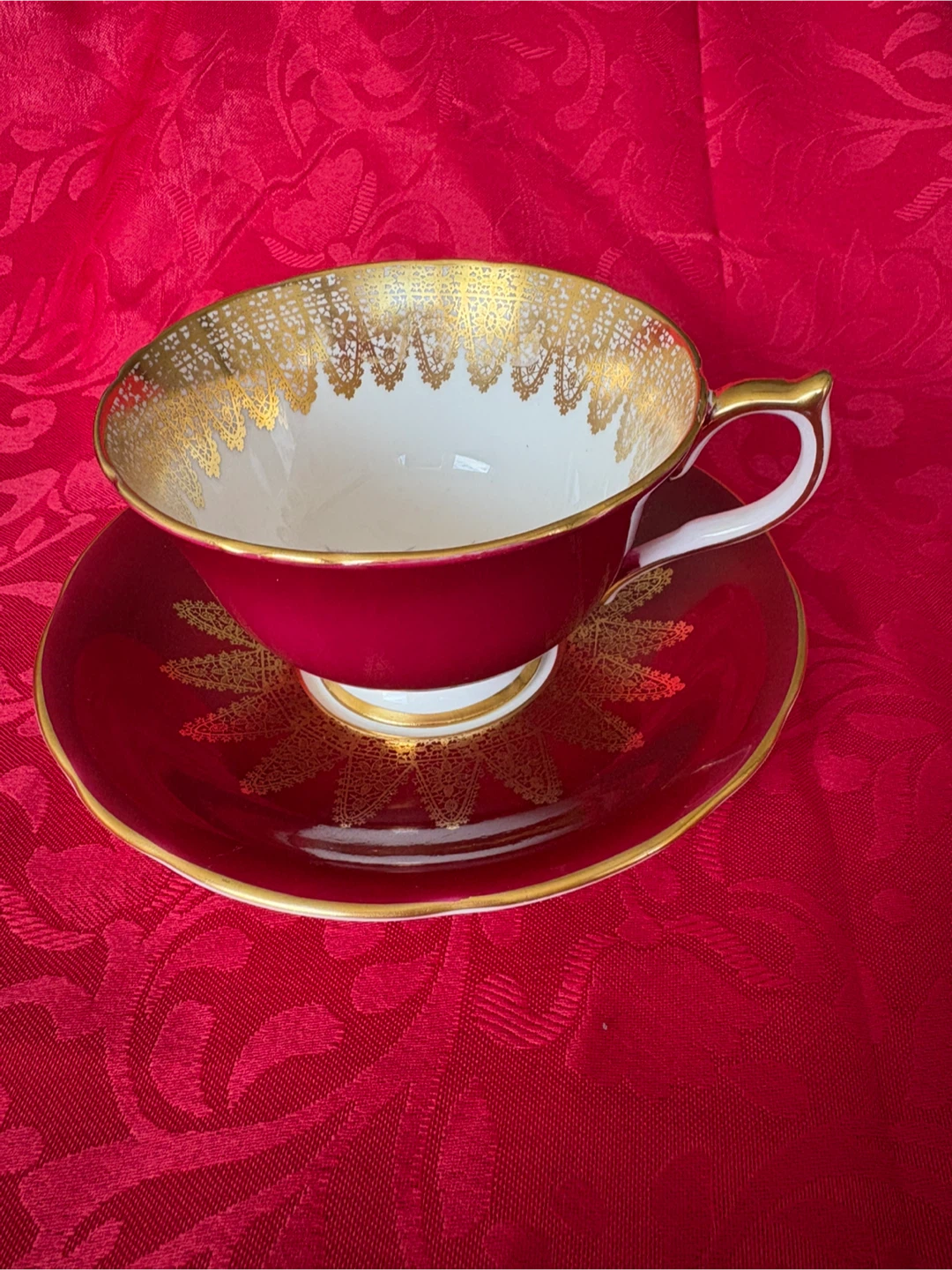 Aynsley Bone China Teacup and Saucer - photo 3