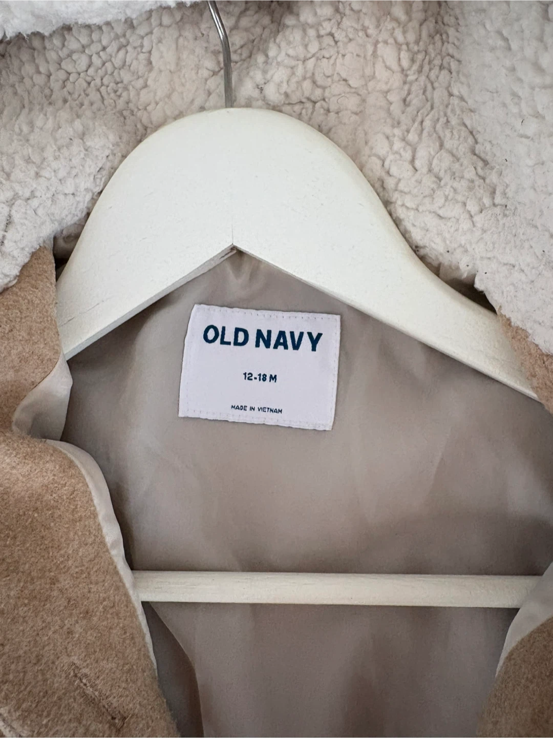 Old Navy Toddler Teddy Bear Coat 12-18 Months - photo 2