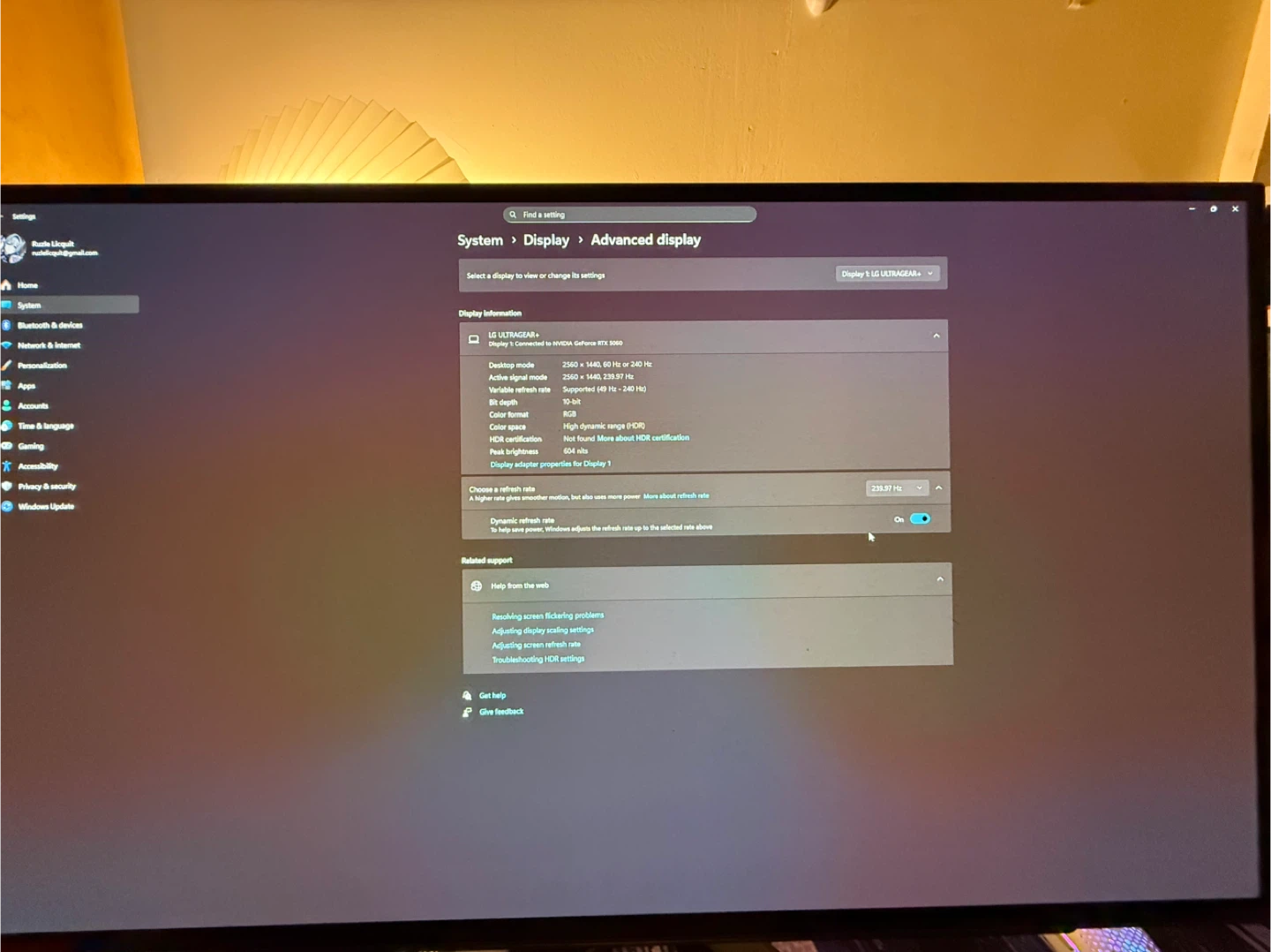LG Ultragear Gaming Monitor