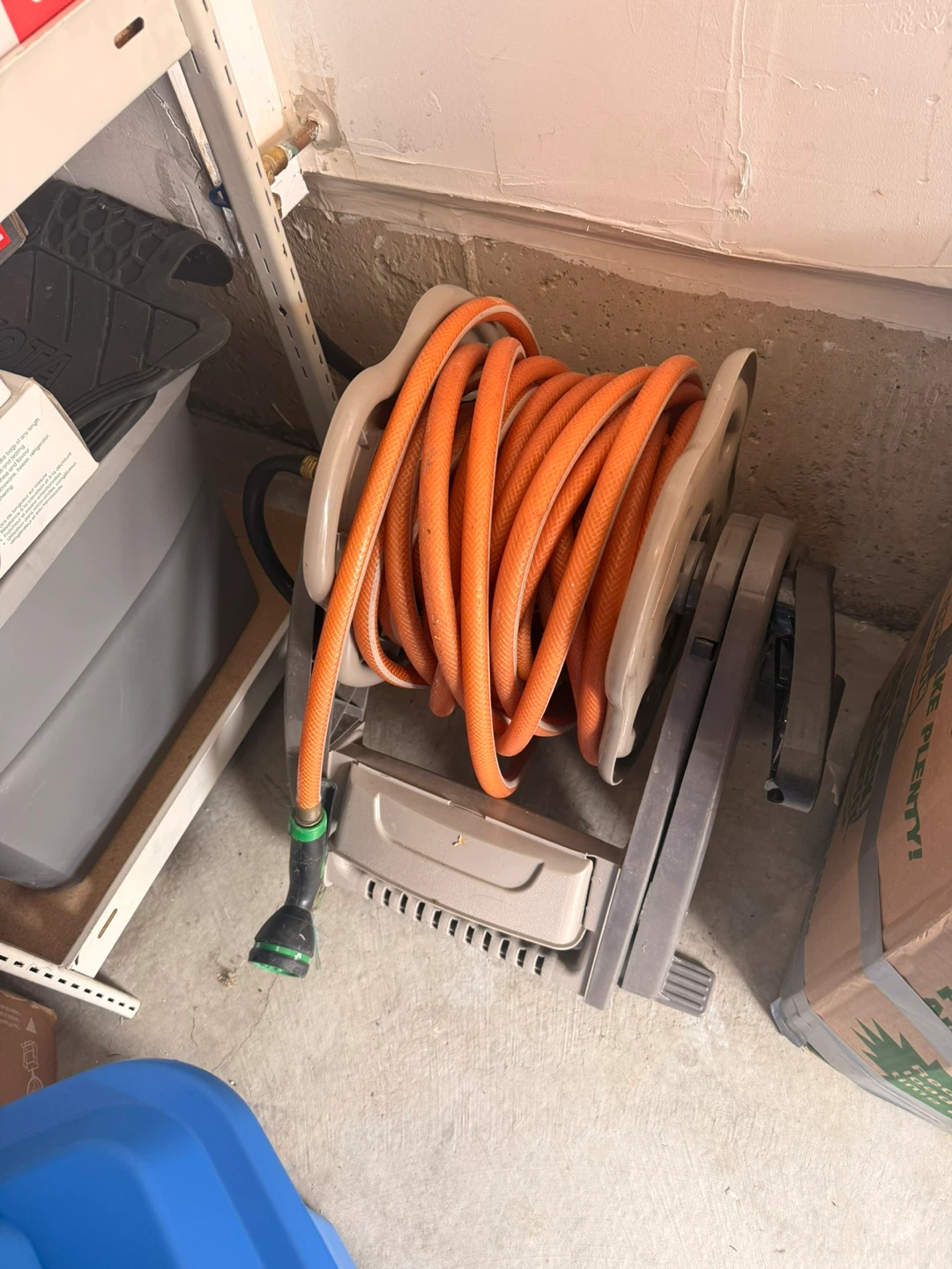 Orange Garden Hose with Retractable Reel - photo 2