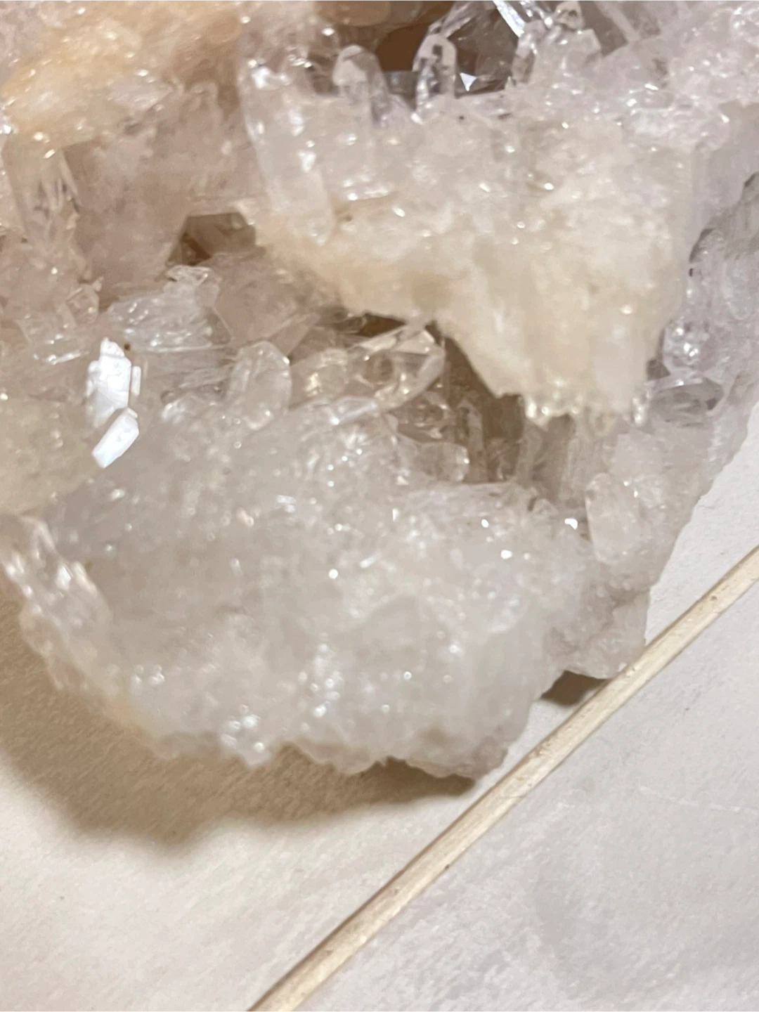 Clear Quartz Geode Crystal Cluster