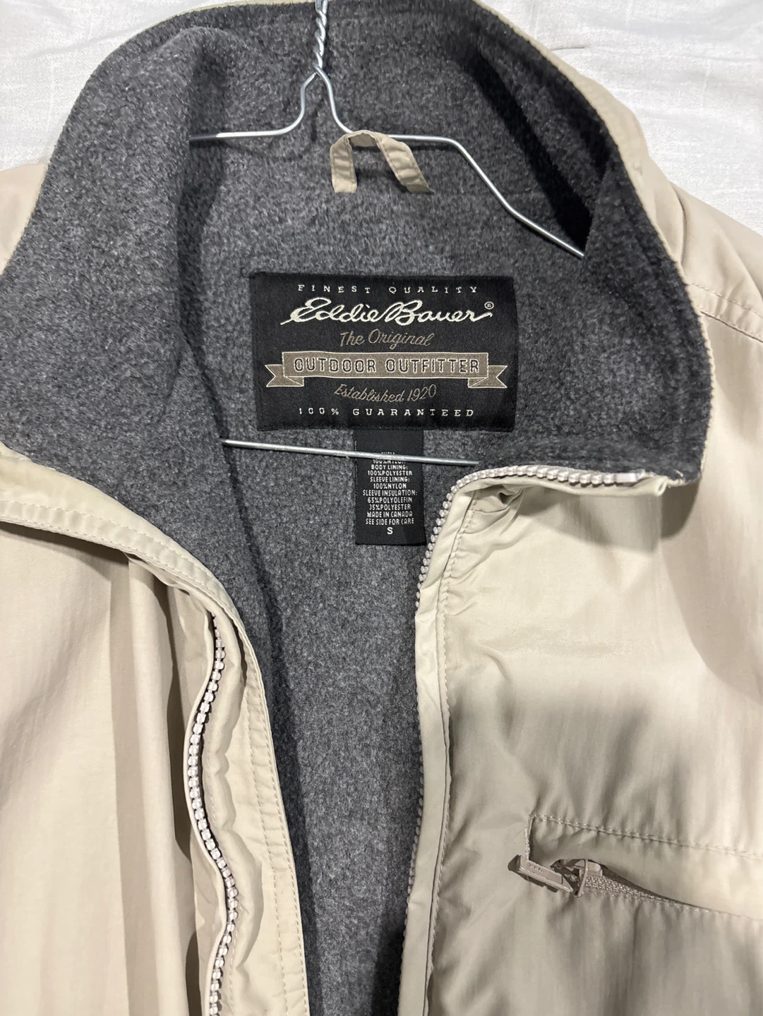 Eddie Bauer Men's Fleece-Lined Jacket - Size S - photo 3