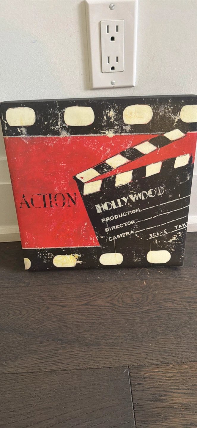 Hollywood Action Clapperboard Decorative Box