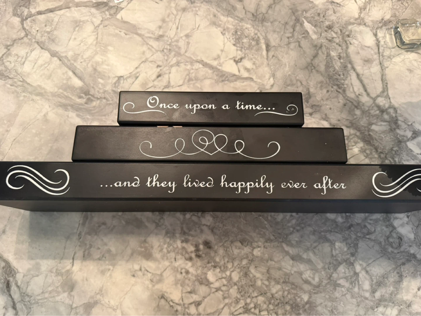 Decorative Story Blocks - "Once upon a time..."