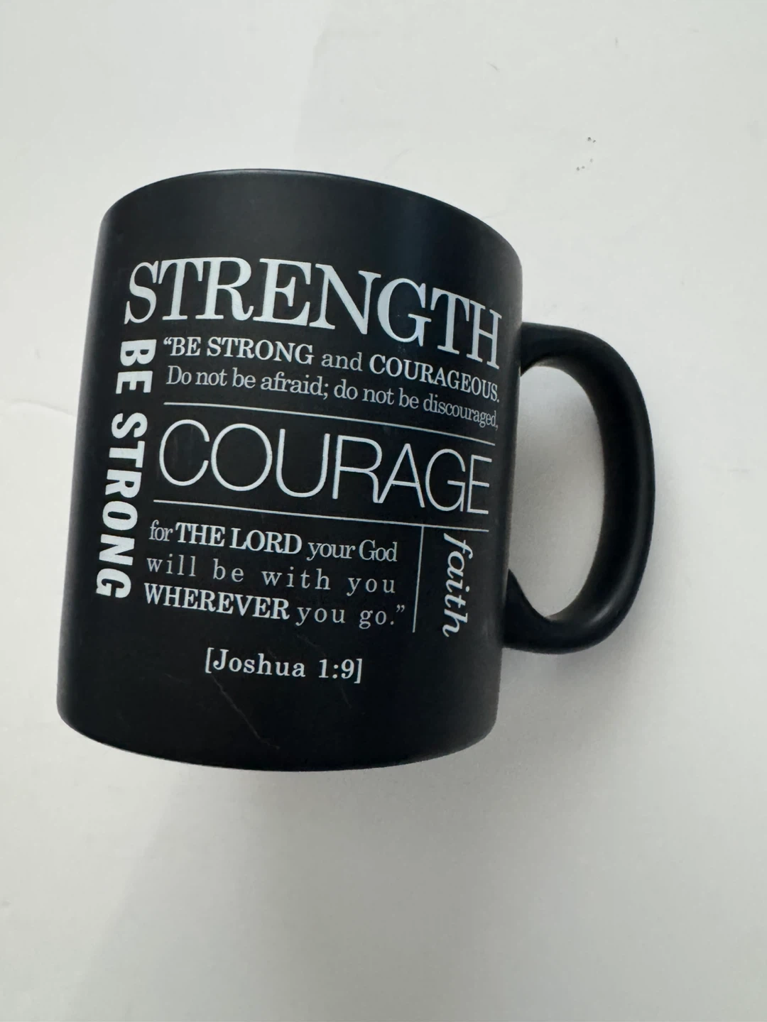 Lighthouse Christian Products "Strength & Courage" Mug