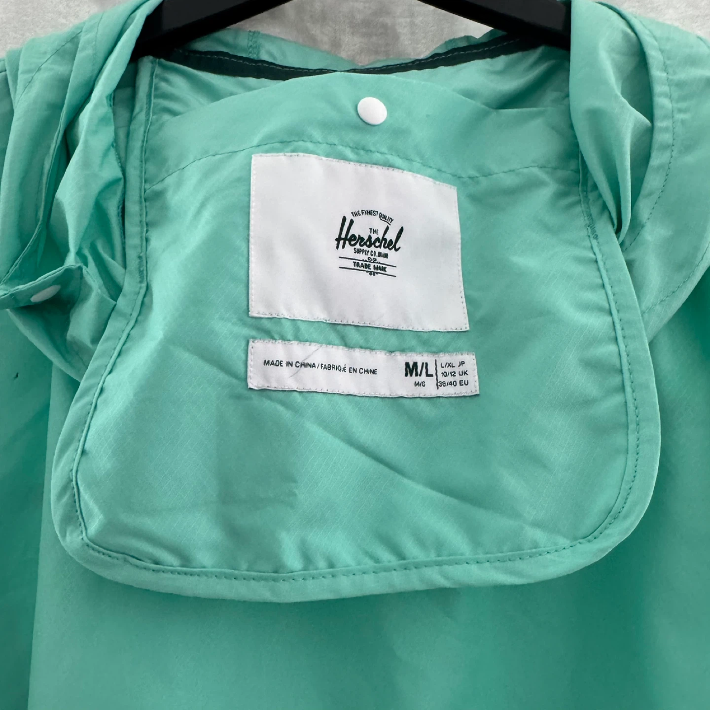 Herschel Anorak Rain Jacket - M/L Packable Lightweight - photo 5