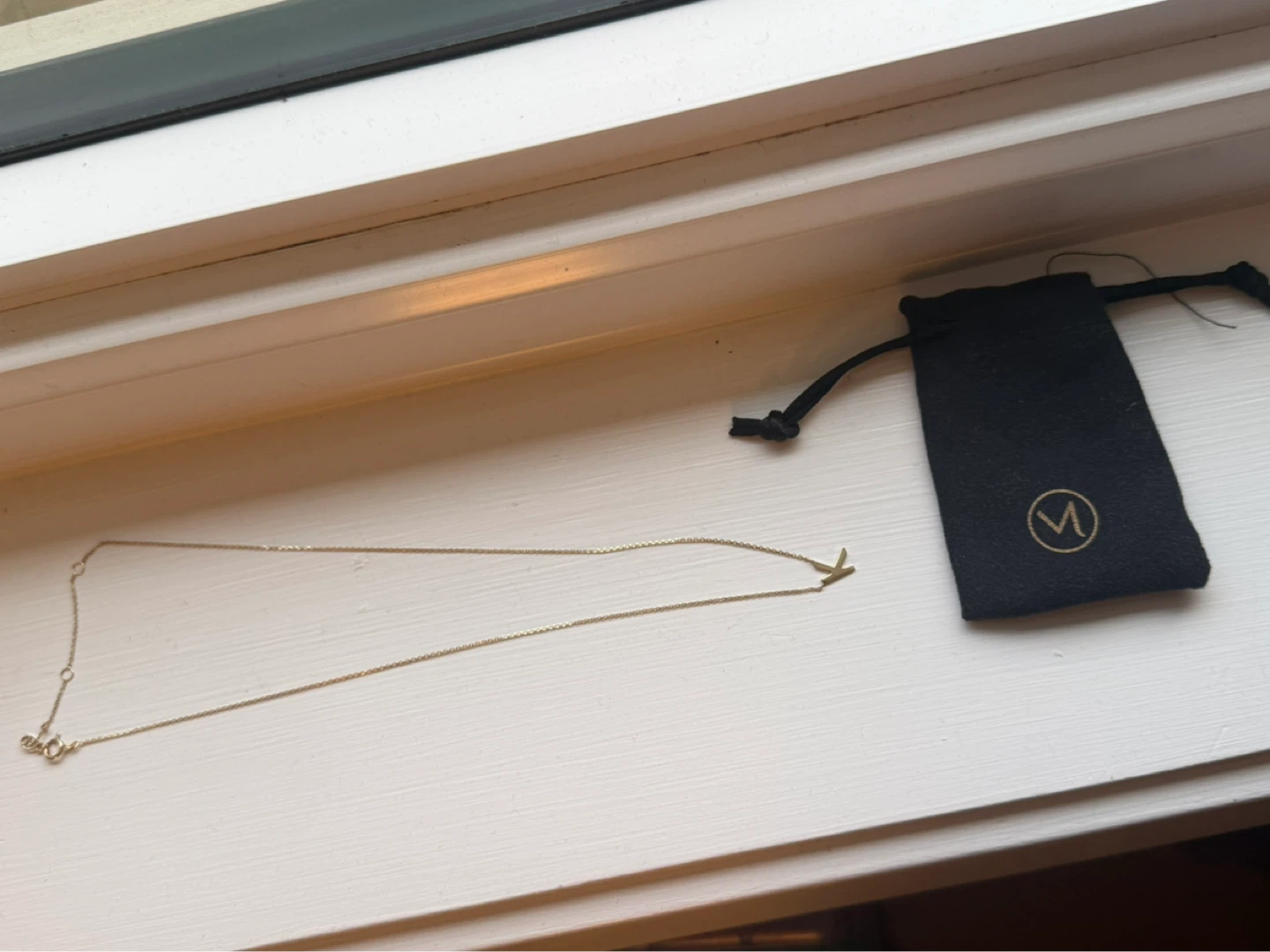 MEJURI K LETTER NECKLACE - photo 3