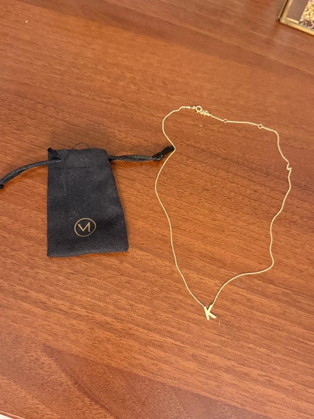 MEJURI K LETTER NECKLACE - photo 2