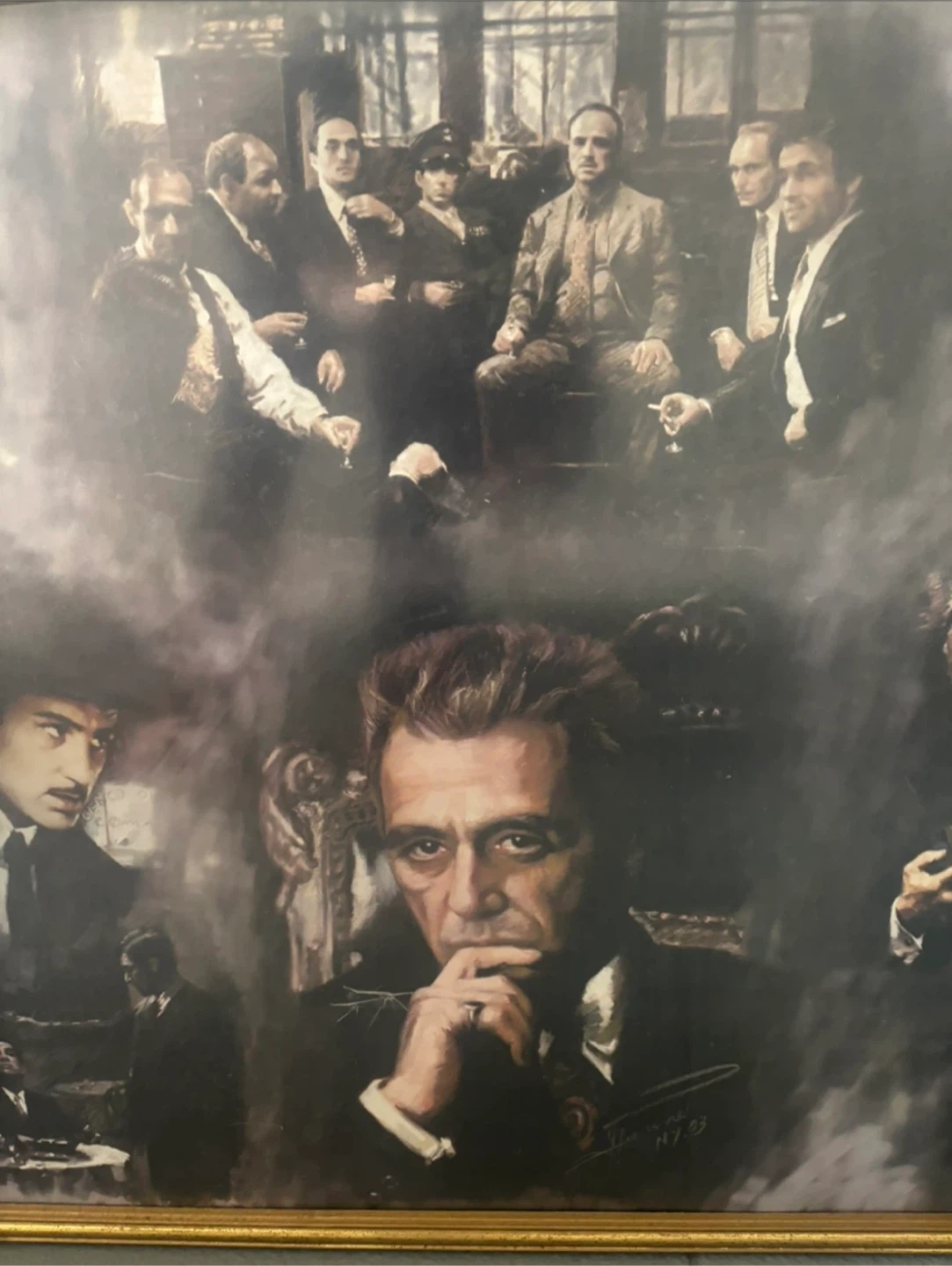 The Godfather Framed Movie Poster Art Print - photo 2