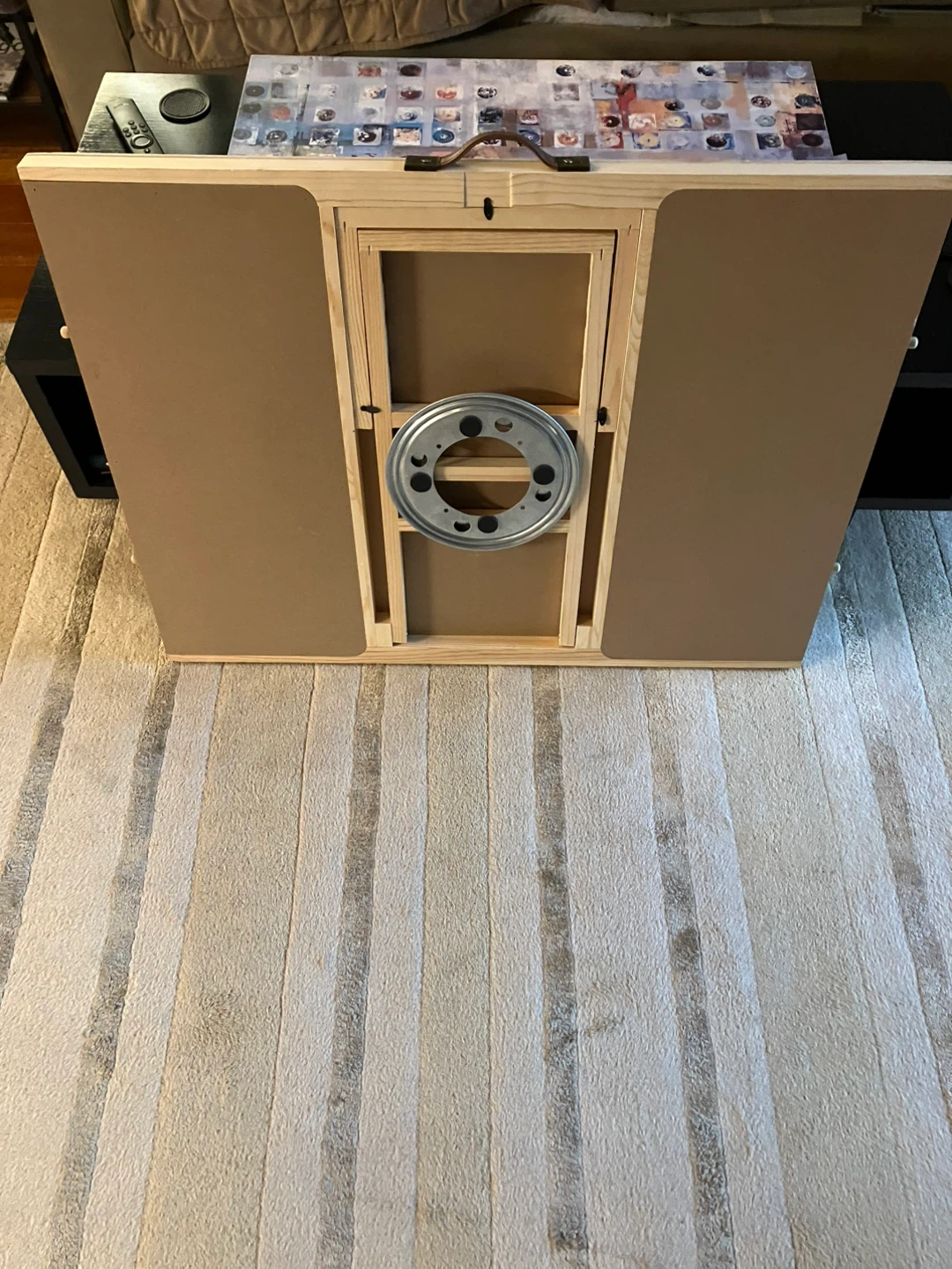 Rotating Table Top Puzzle Board with Sorting Trays and Easel - photo 4