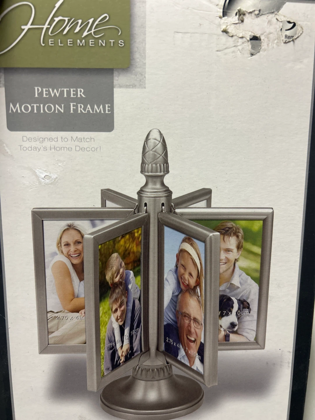 Home Elements Pewter Motion Photo Frame