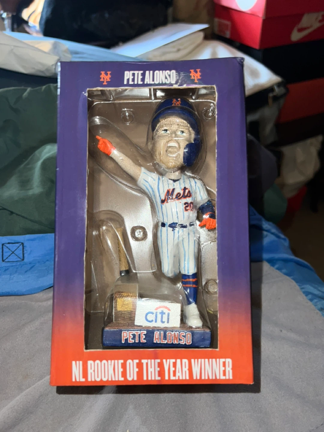 Pete Alonso Mets Bobblehead - NL Rookie of the Year Winner