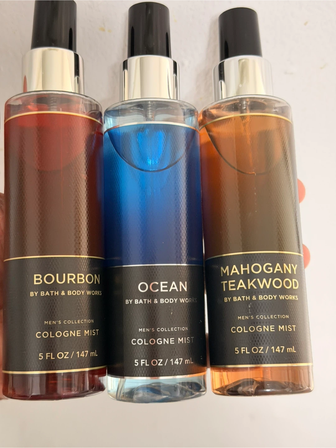 Bath & Body Cologne Mist Set (Bourbon, Ocean, Mahogany Teakwood) - photo 4