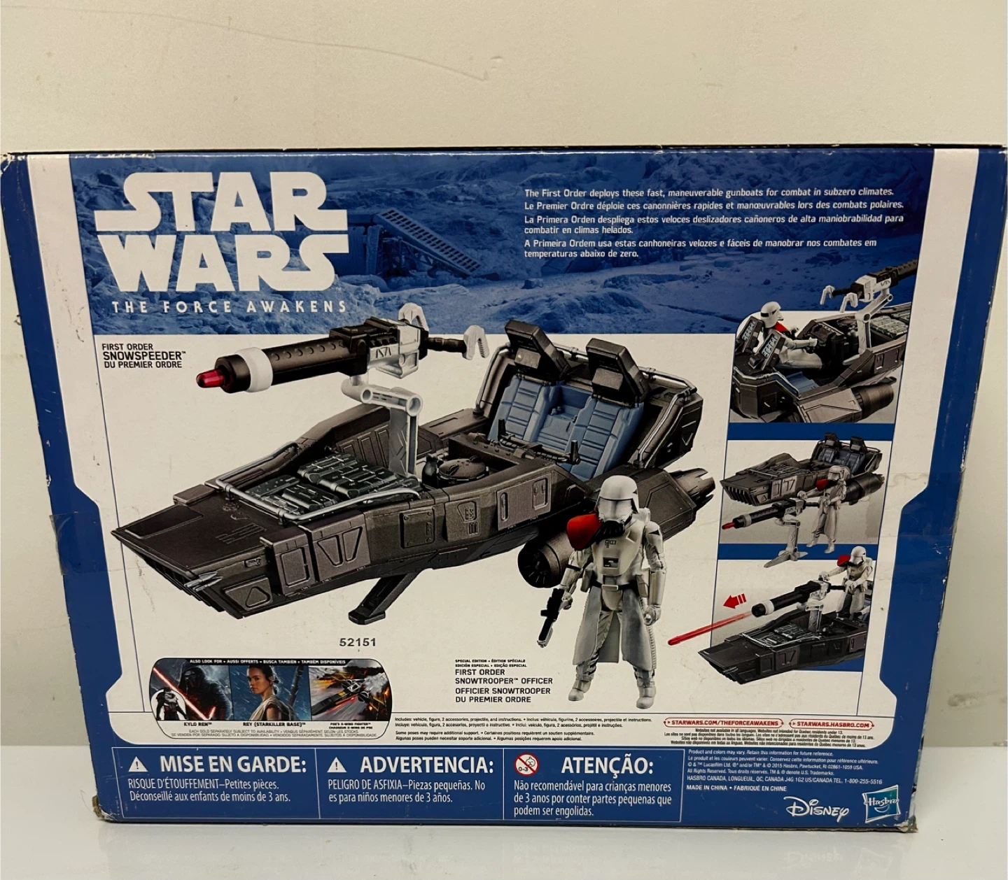Star Wars The Force Awakens First Order Snowspeeder Playset - photo 2