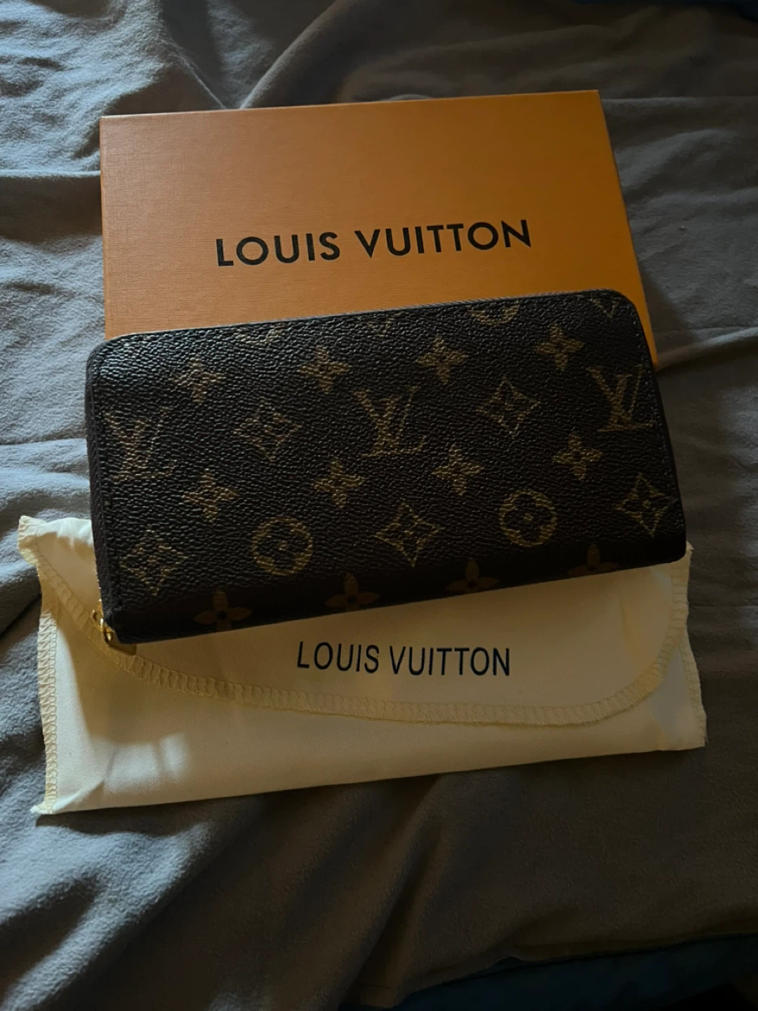 Louis Vuitton Monogram Zip Around Wallet
