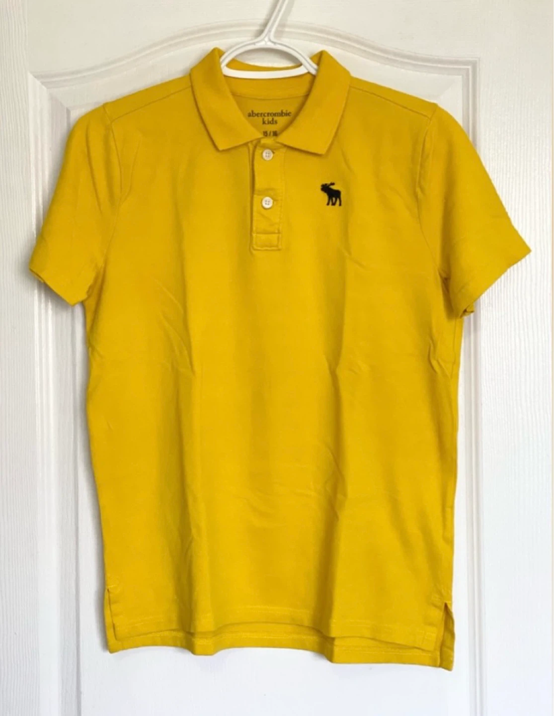 Abercrombie Kids Yellow Polo Shirt Size 15/16
