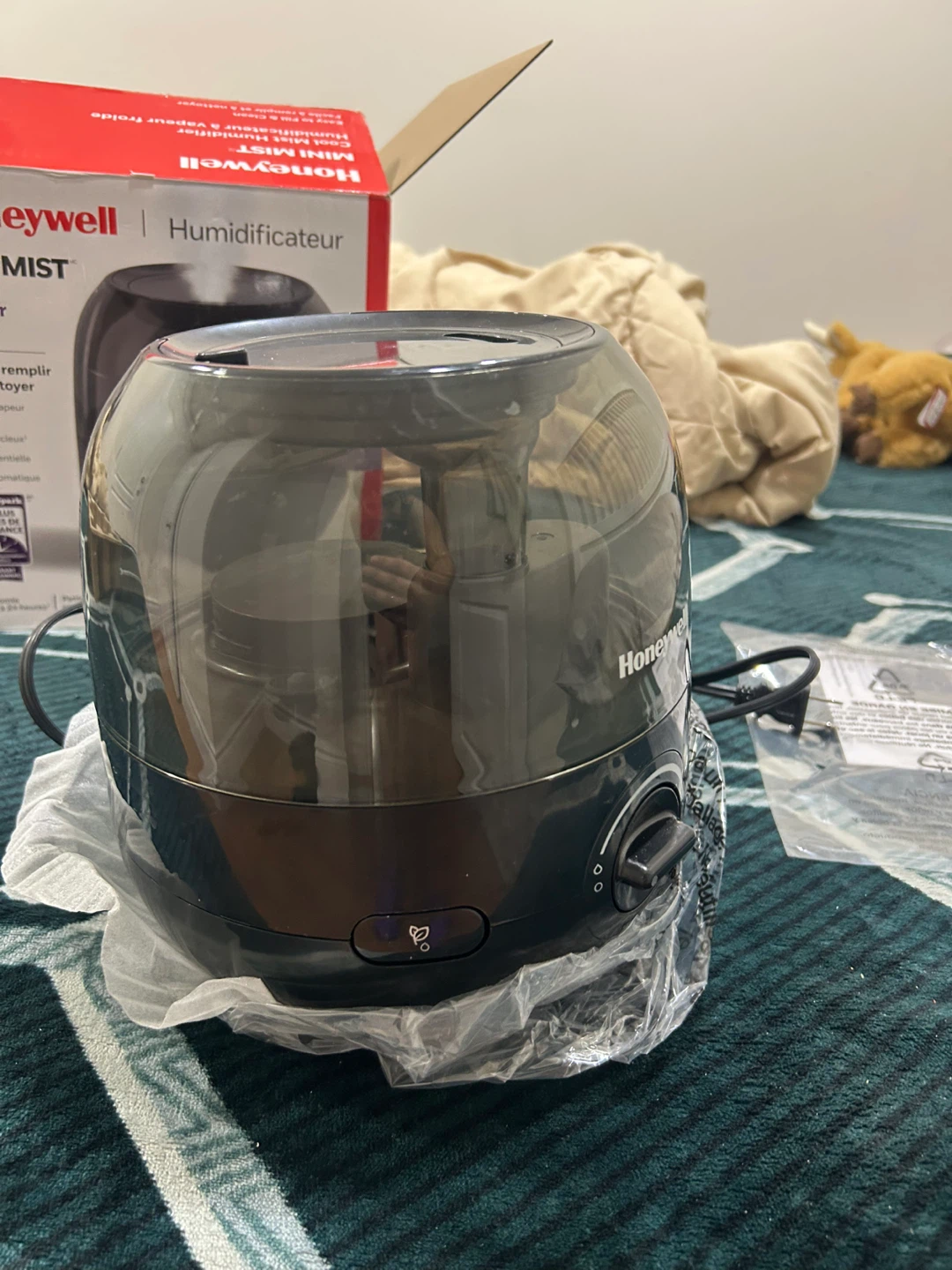 Honeywell Mini Mist Ultrasonic Humidifier - photo 2