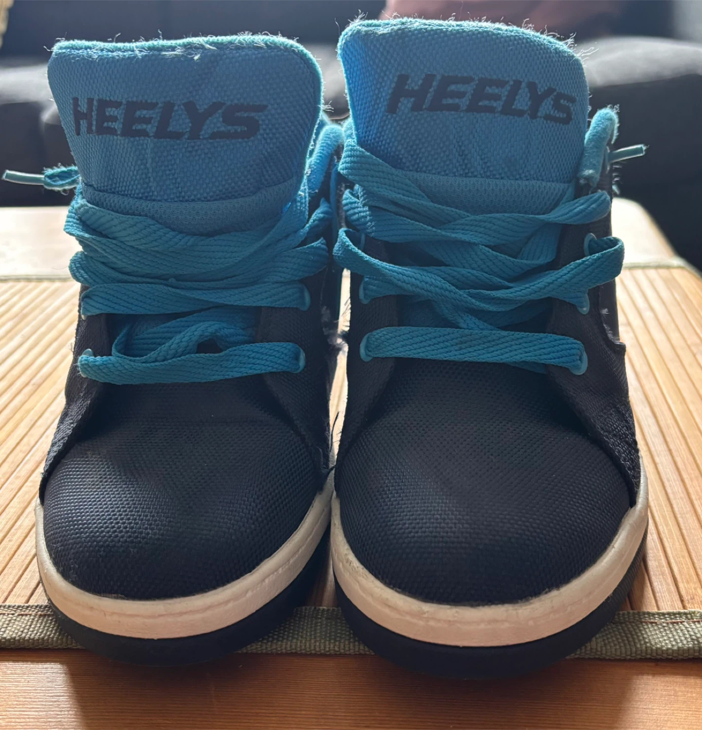 Heelys Blue and Black Wheeled Shoes