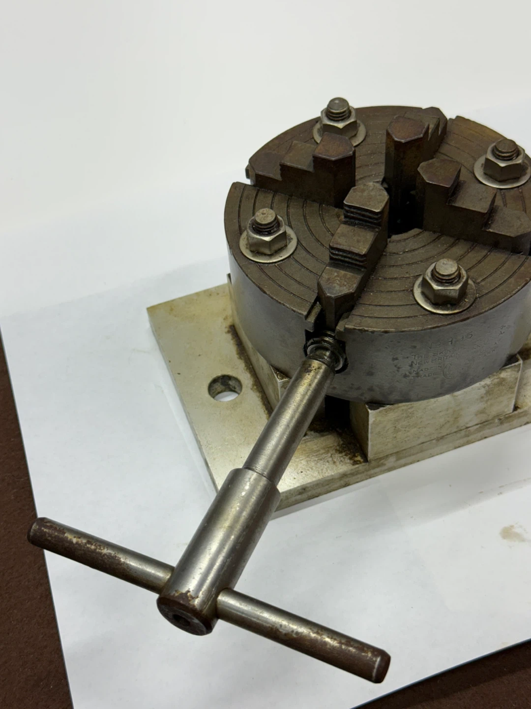 SKINNER 4-Jaw Chuck with Base Plate - photo 5