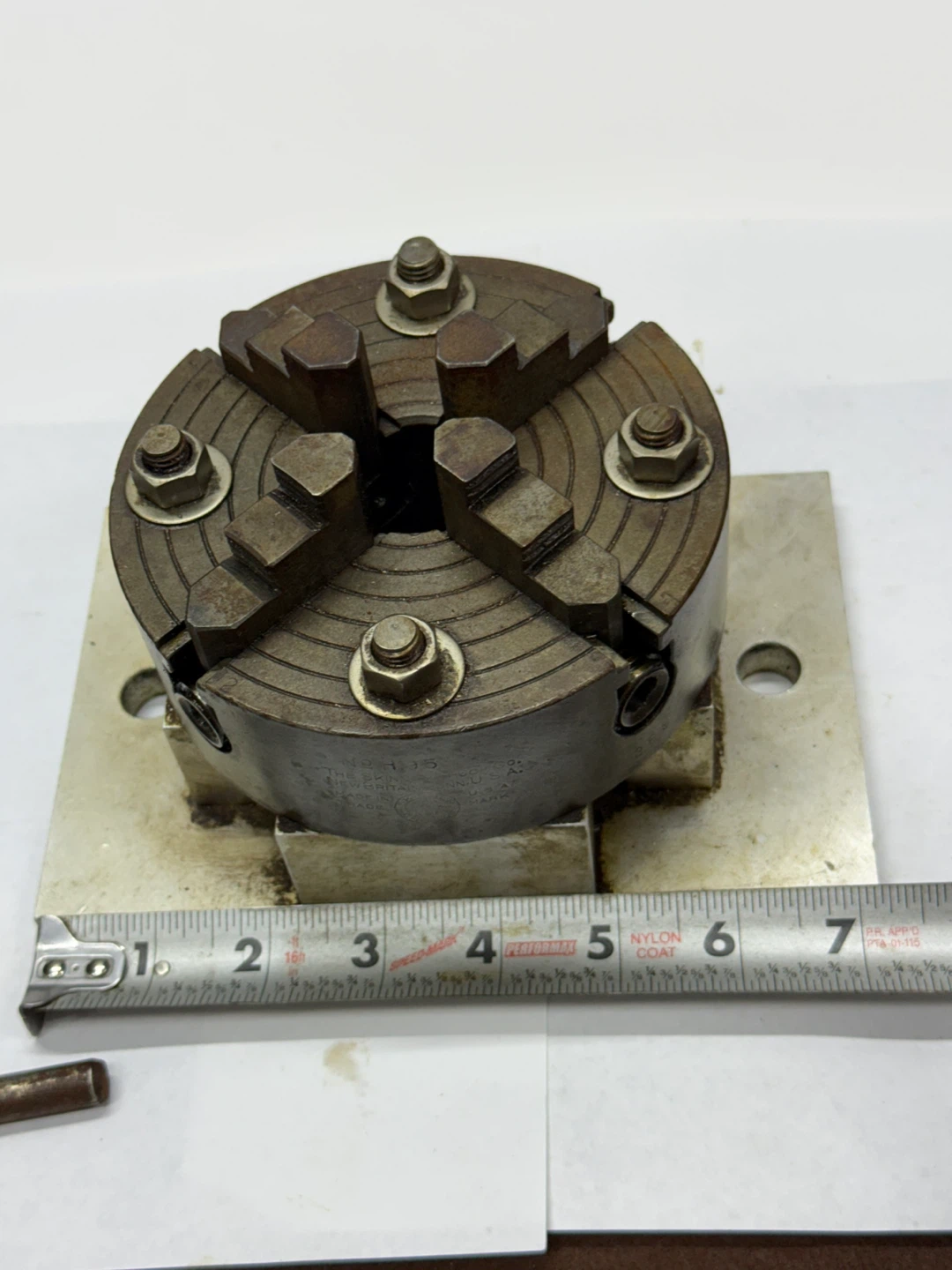SKINNER 4-Jaw Chuck with Base Plate - photo 3