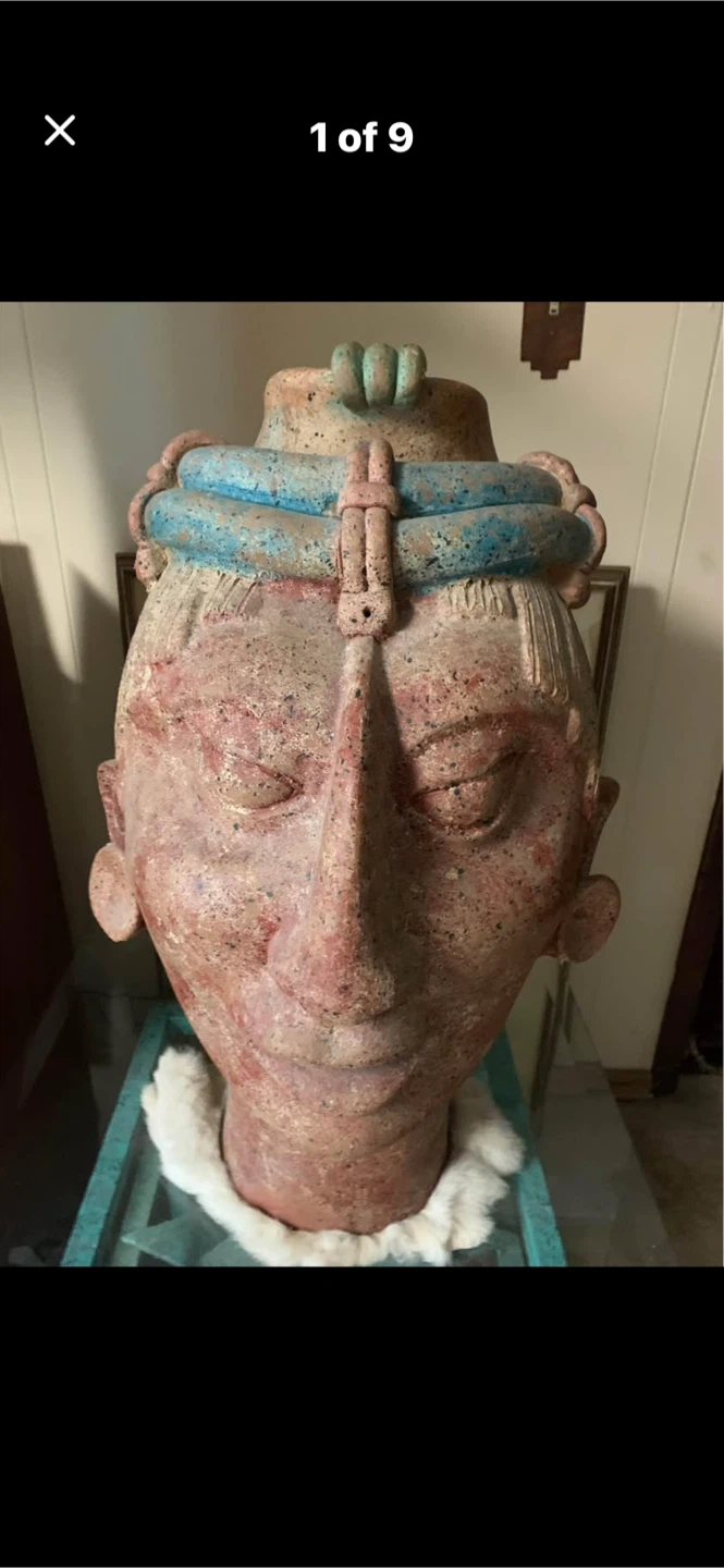 Mayan style Indian head