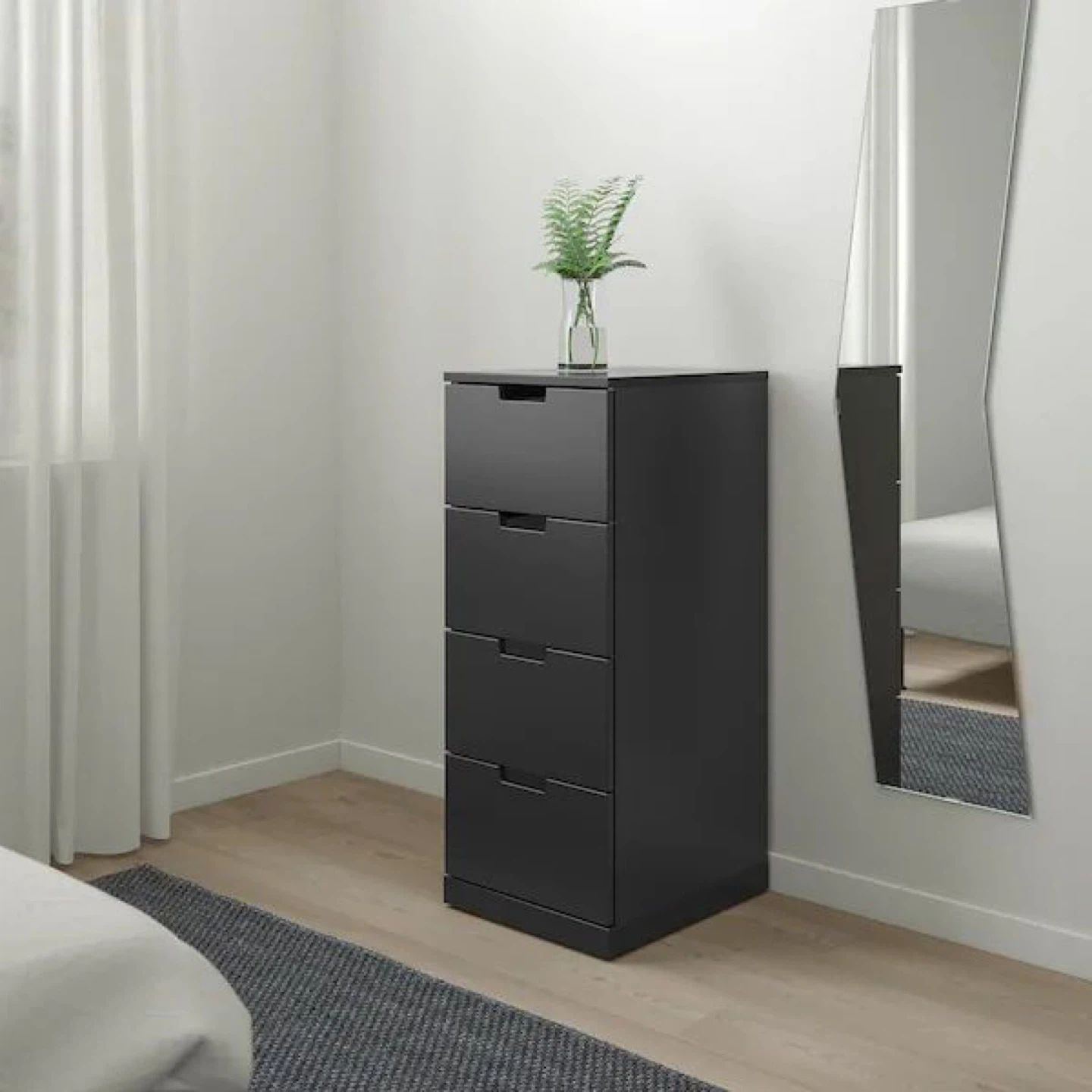 IKEA Nordli Dresser Unit, Black/anthracite