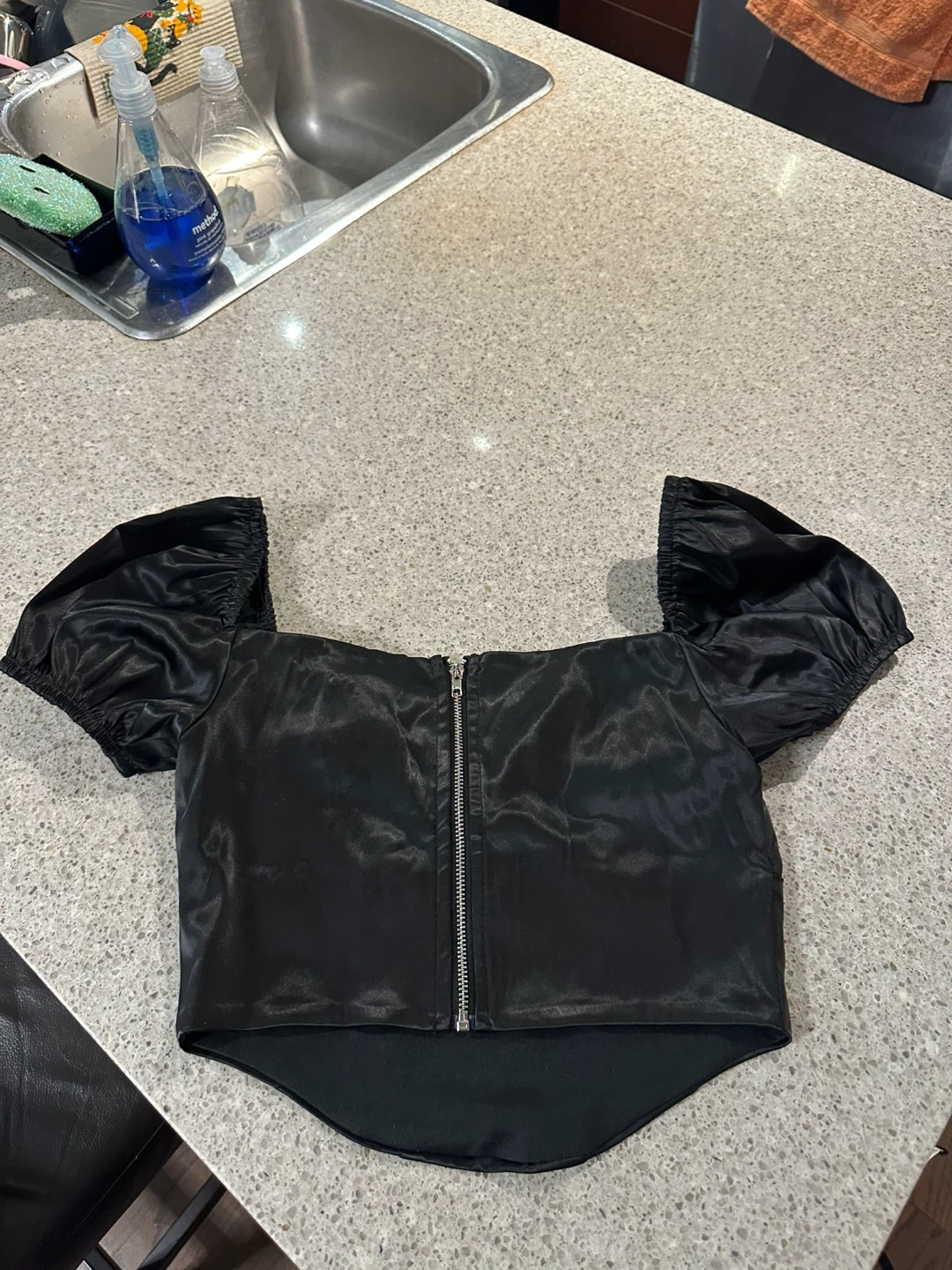 Fashion Nova Sweetheart Crop Top - Black - photo 2