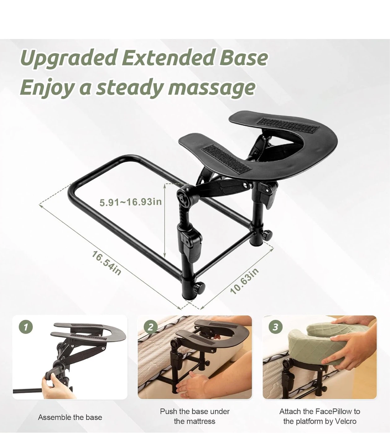 Adjustable Massage Face Cradle Pillow - photo 3