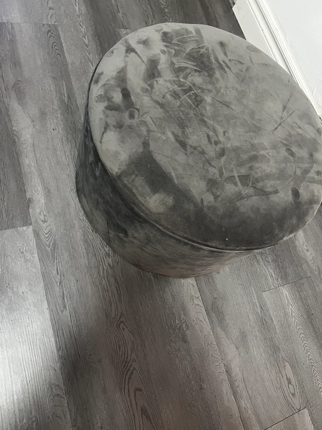 Grey Futon Sofa Bed and ottoman - photo 3