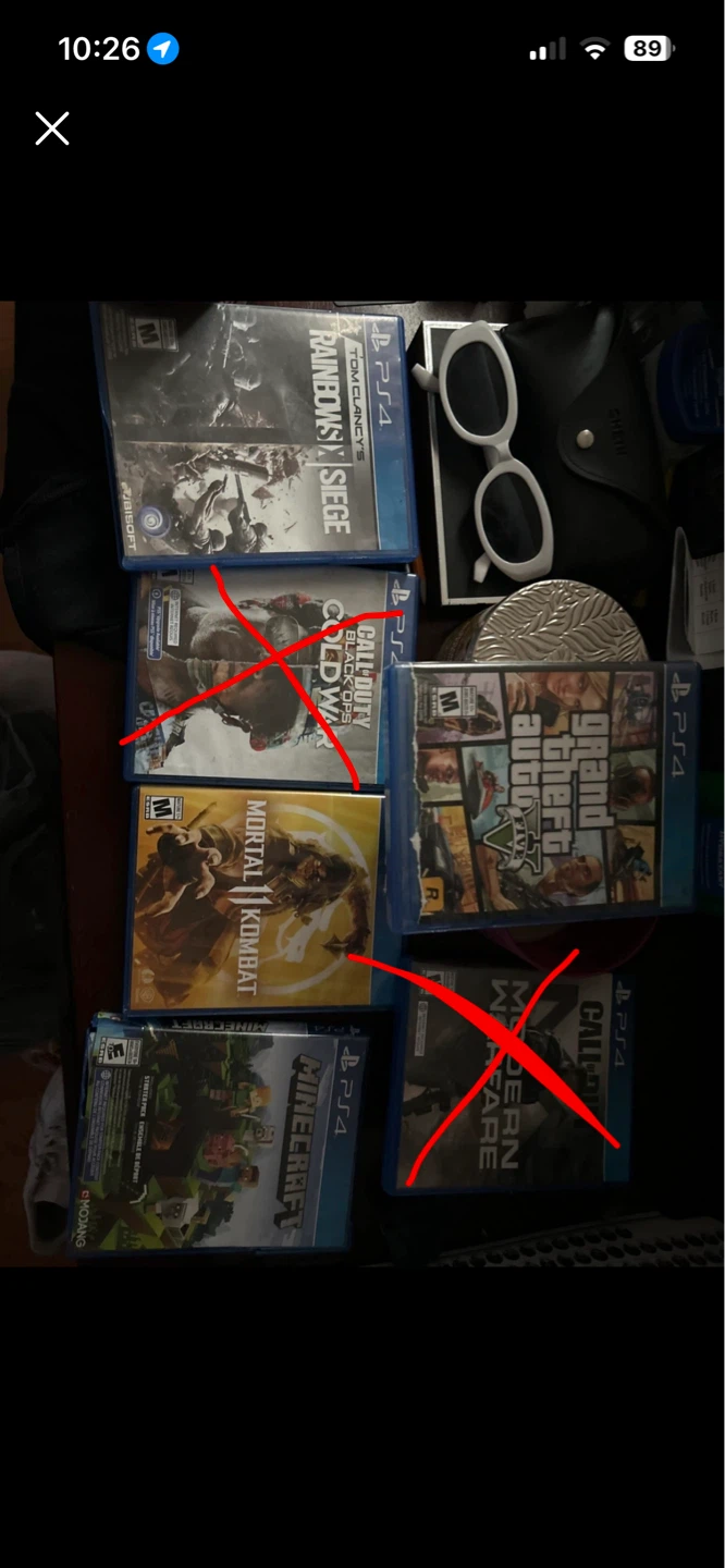 Selling ps4 games